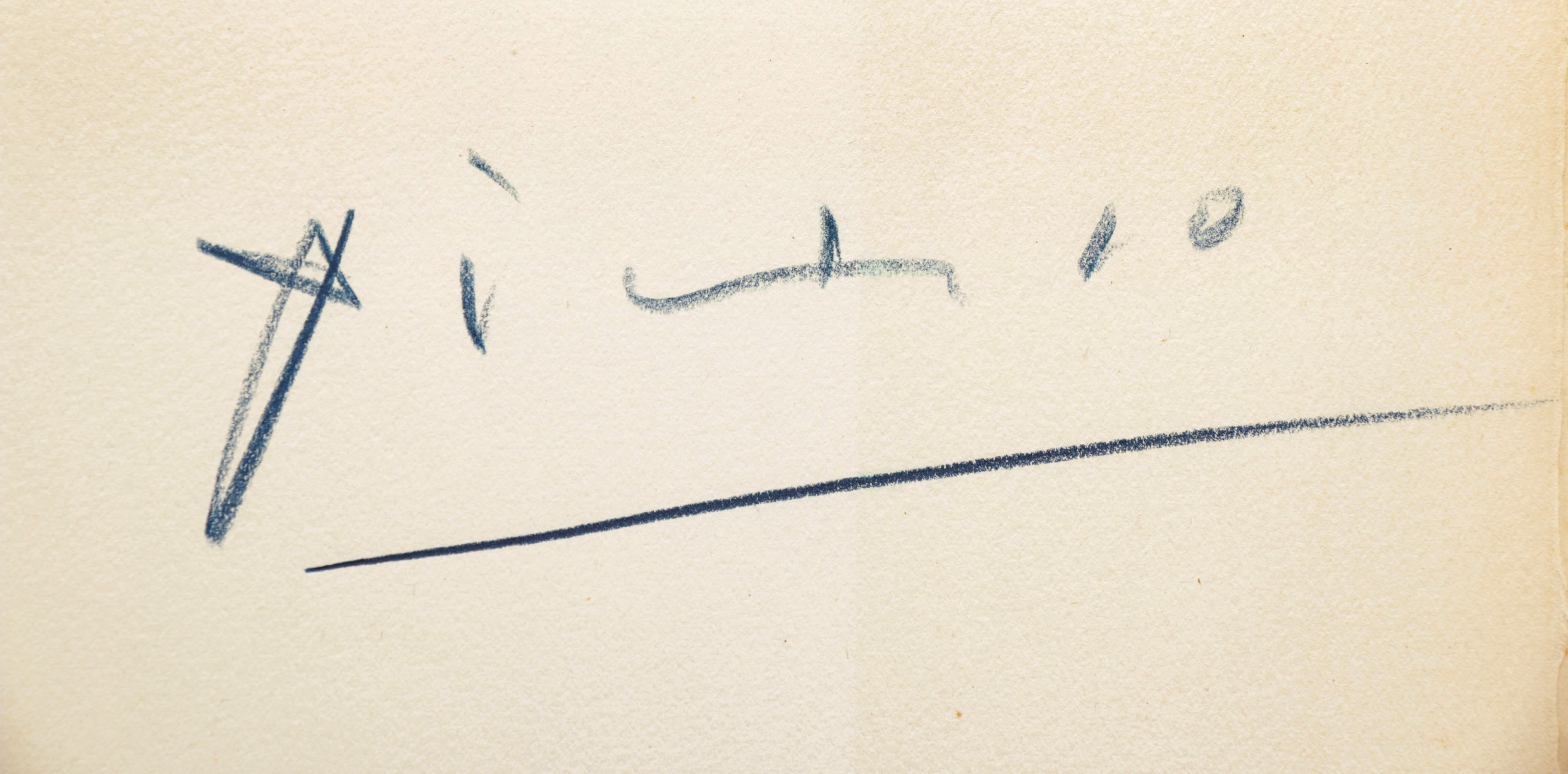 Pablo Picasso Signed "Le Visage de la Paix par Picasso et Éluard", 1951