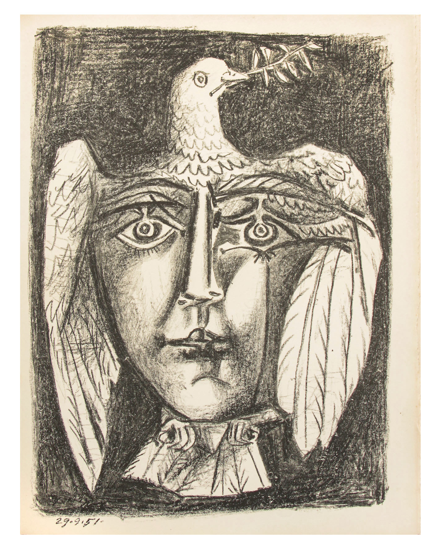 Pablo Picasso Signed "Le Visage de la Paix par Picasso et Éluard", 1951