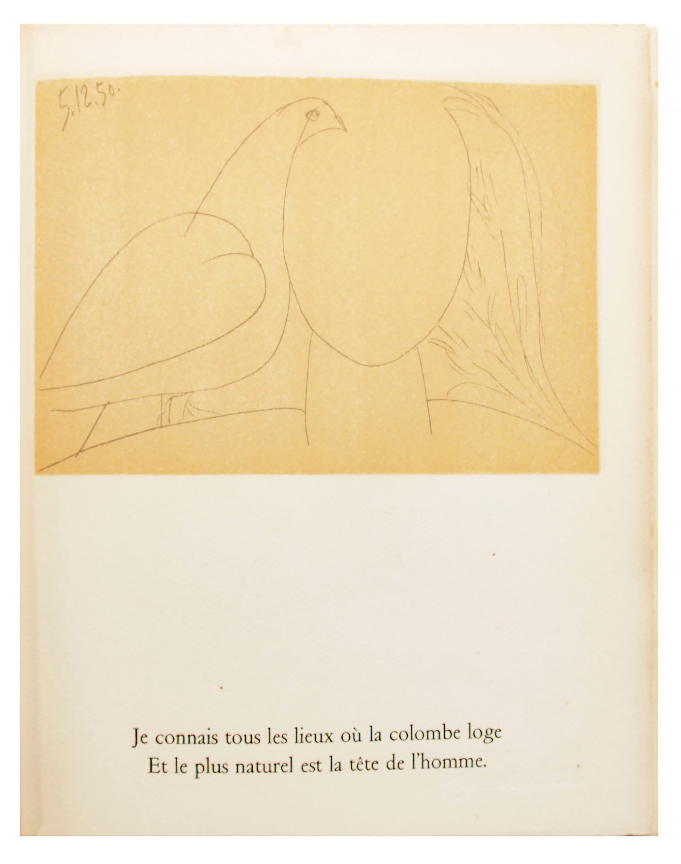 Pablo Picasso Signed "Le Visage de la Paix par Picasso et Éluard", 1951