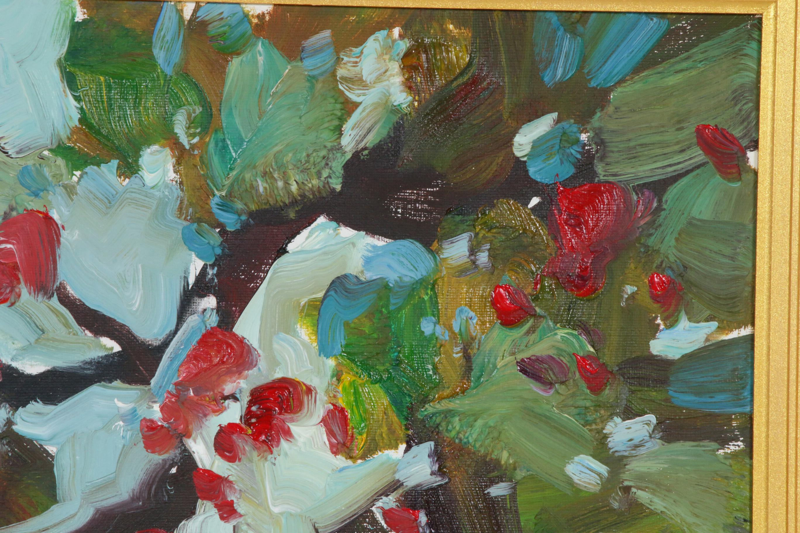 Jose Trujillo Oil Painting "Floral"