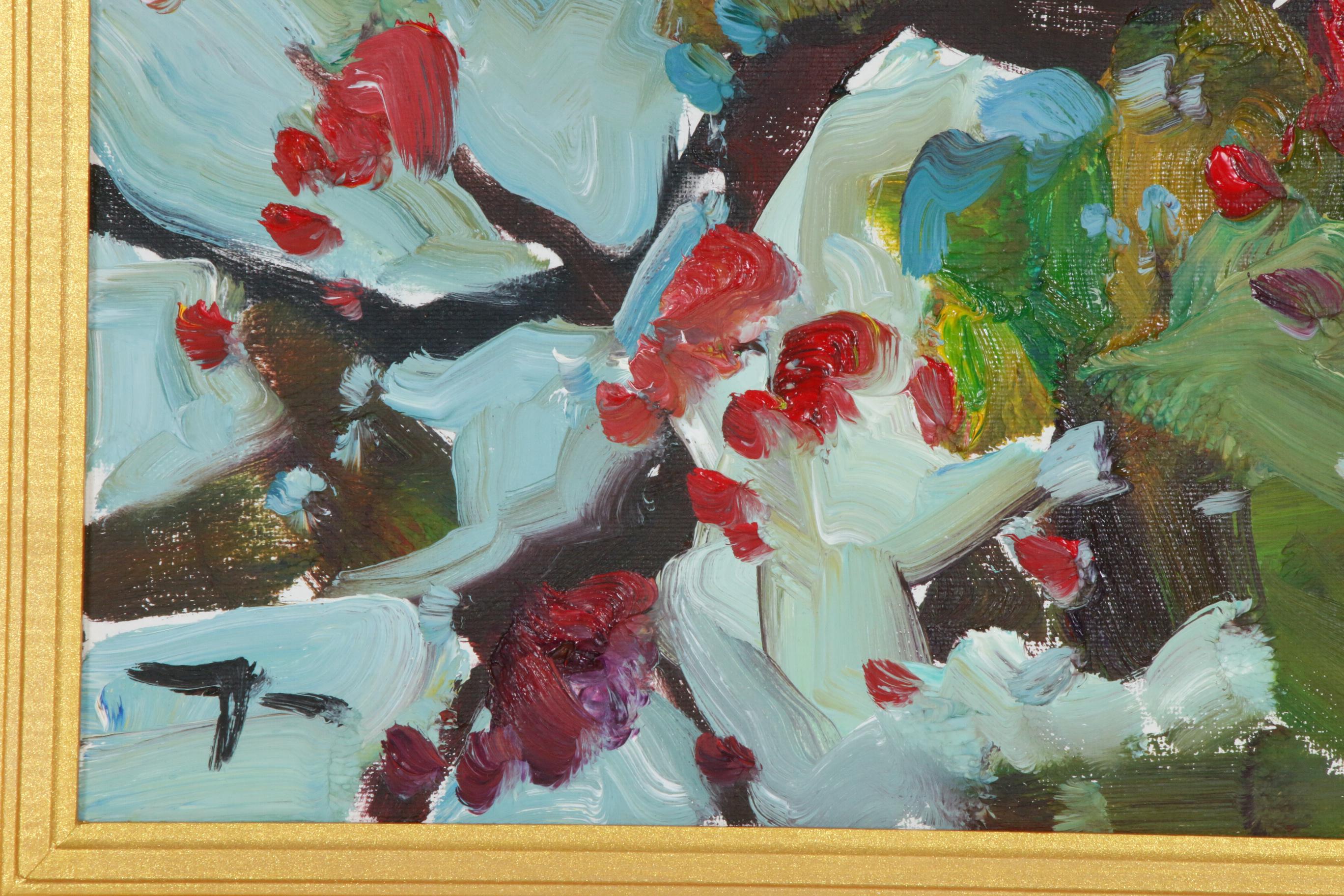 Jose Trujillo Oil Painting "Floral"