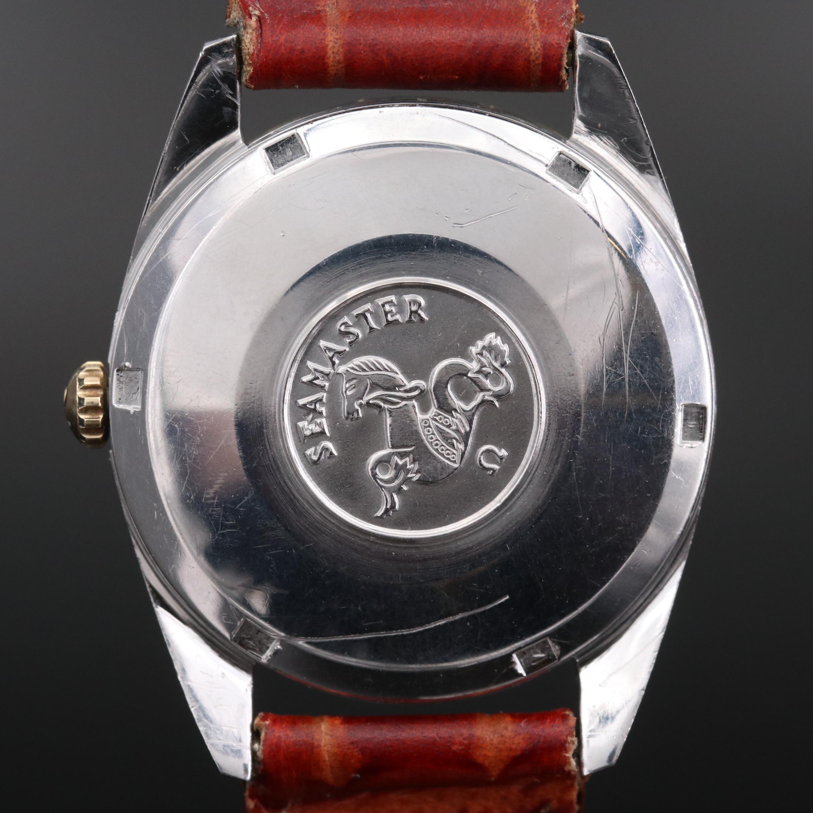 Vintage Omega Seamaster 18K Gold and Stainless Steel Automatic Watch, 1959