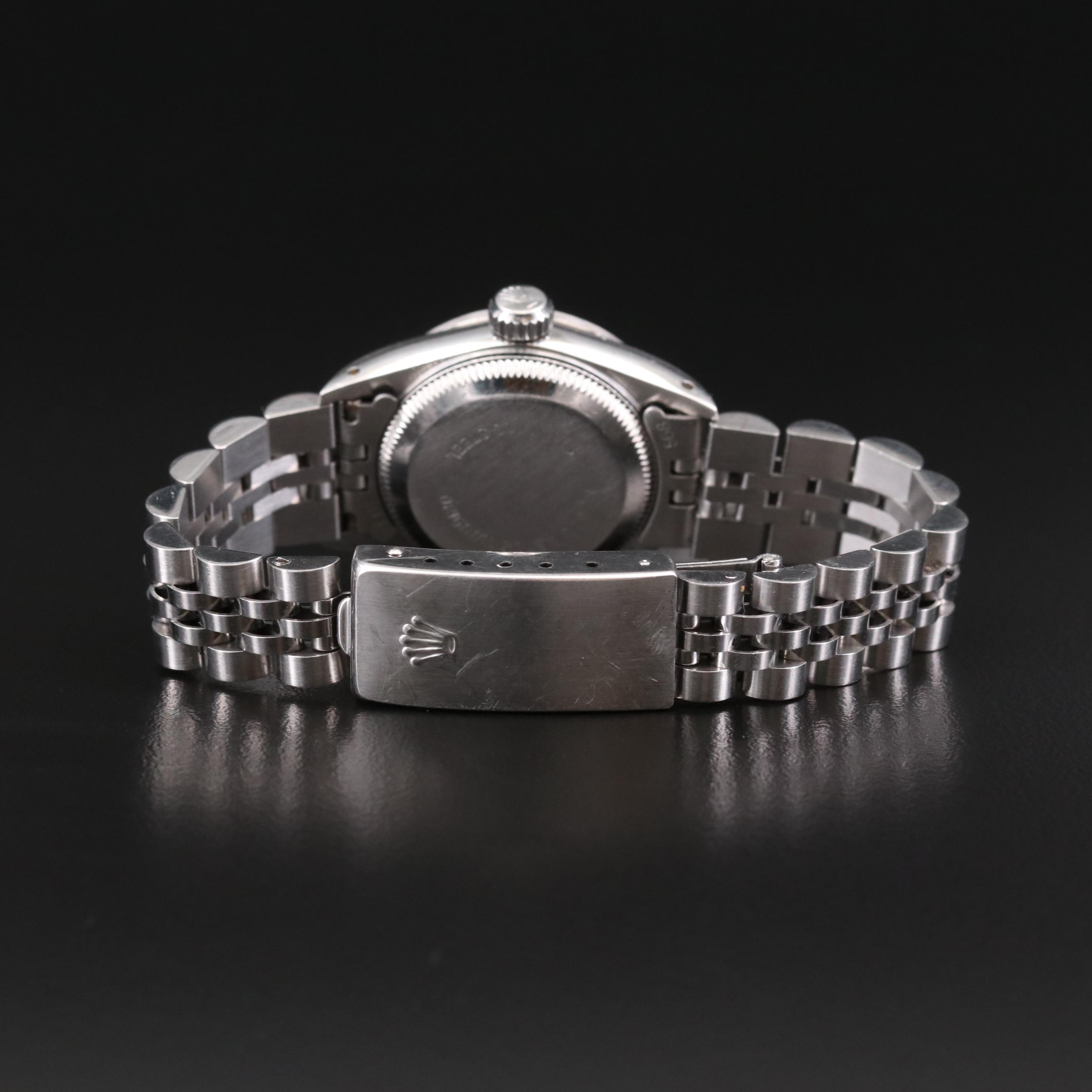 Rolex Oyster Perpetual Stainless Steel and 18K Gold Diamond Watch