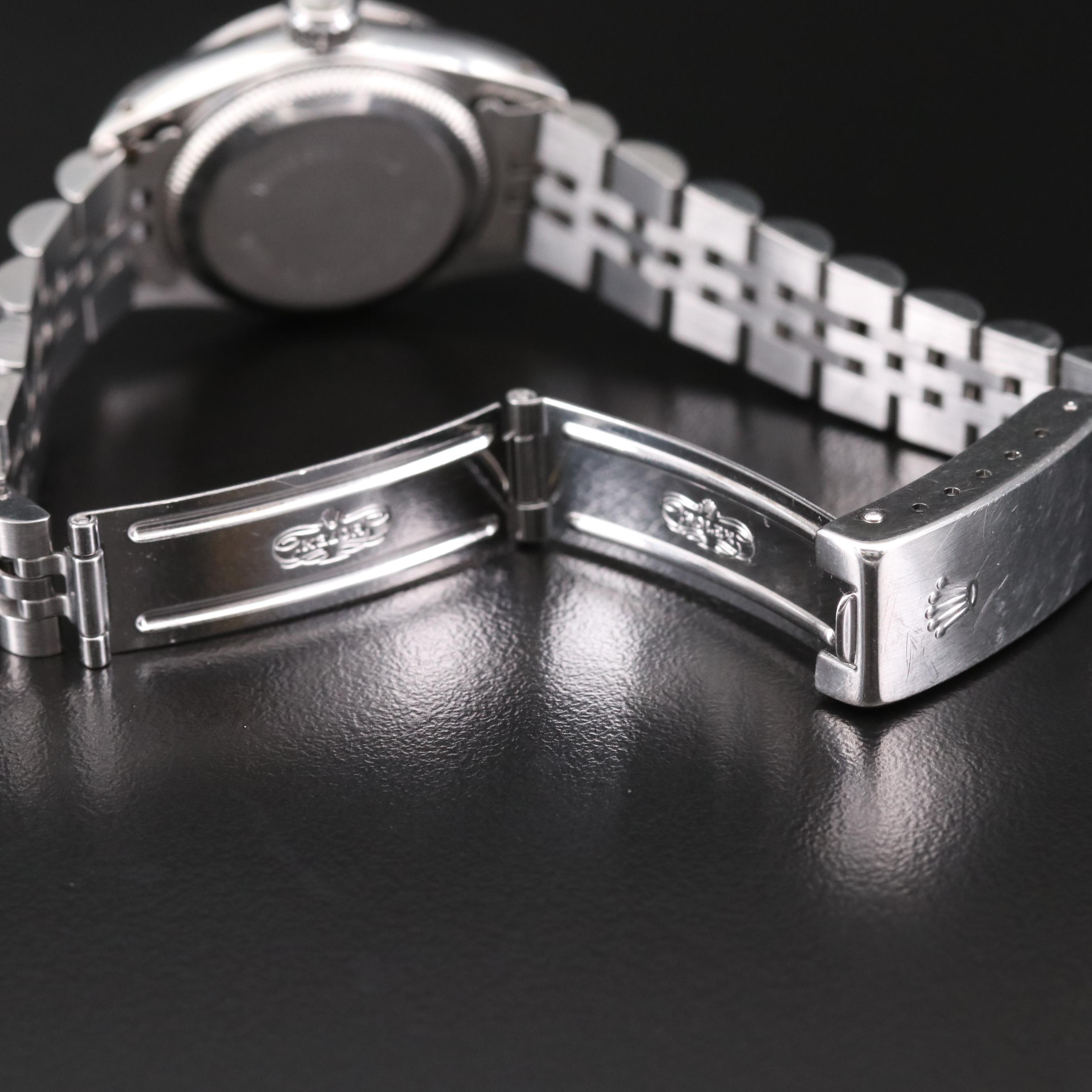 Rolex Oyster Perpetual Stainless Steel and 18K Gold Diamond Watch