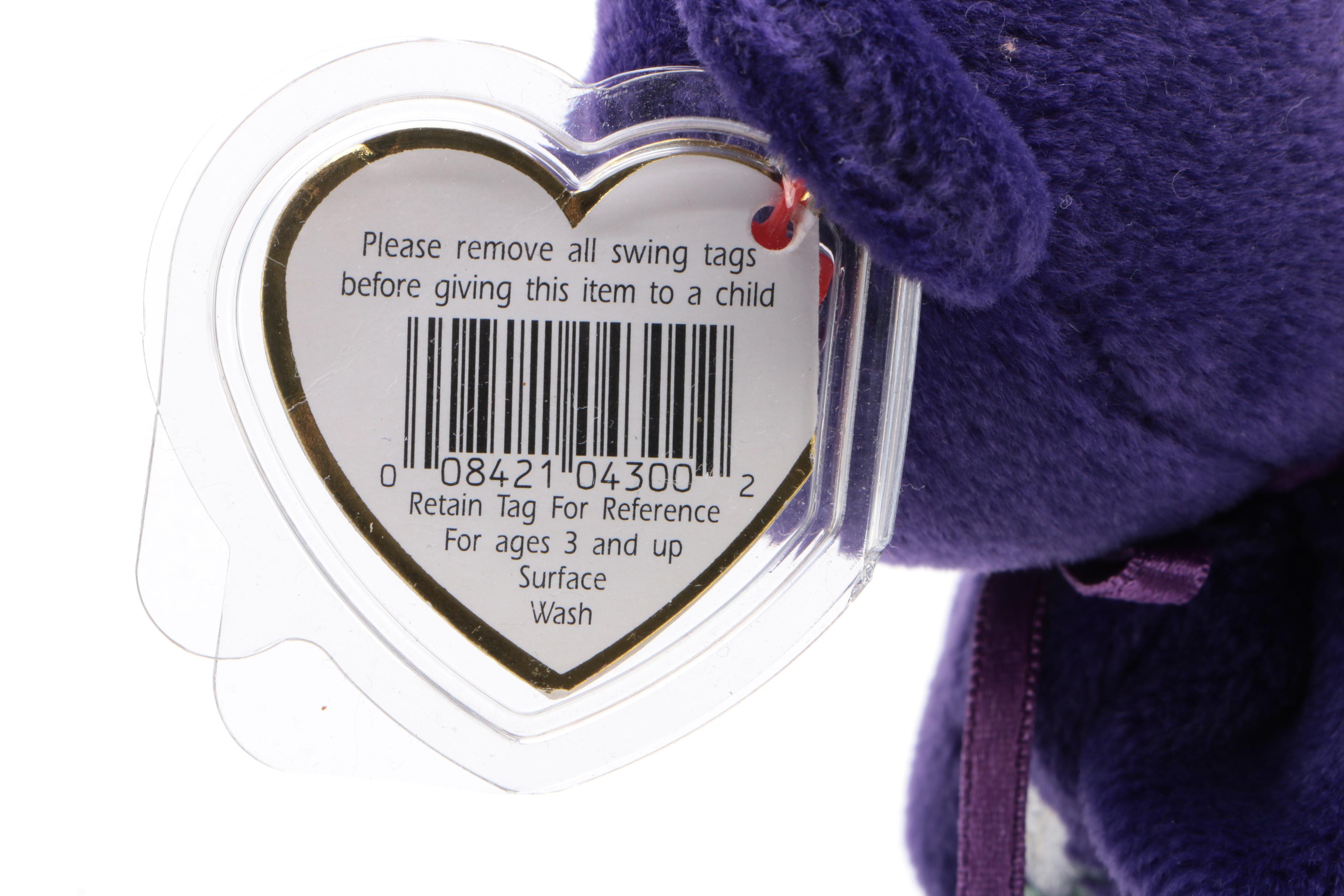 Ty Beanie Baby "Princess" Stuffed Toy, Late 1990s