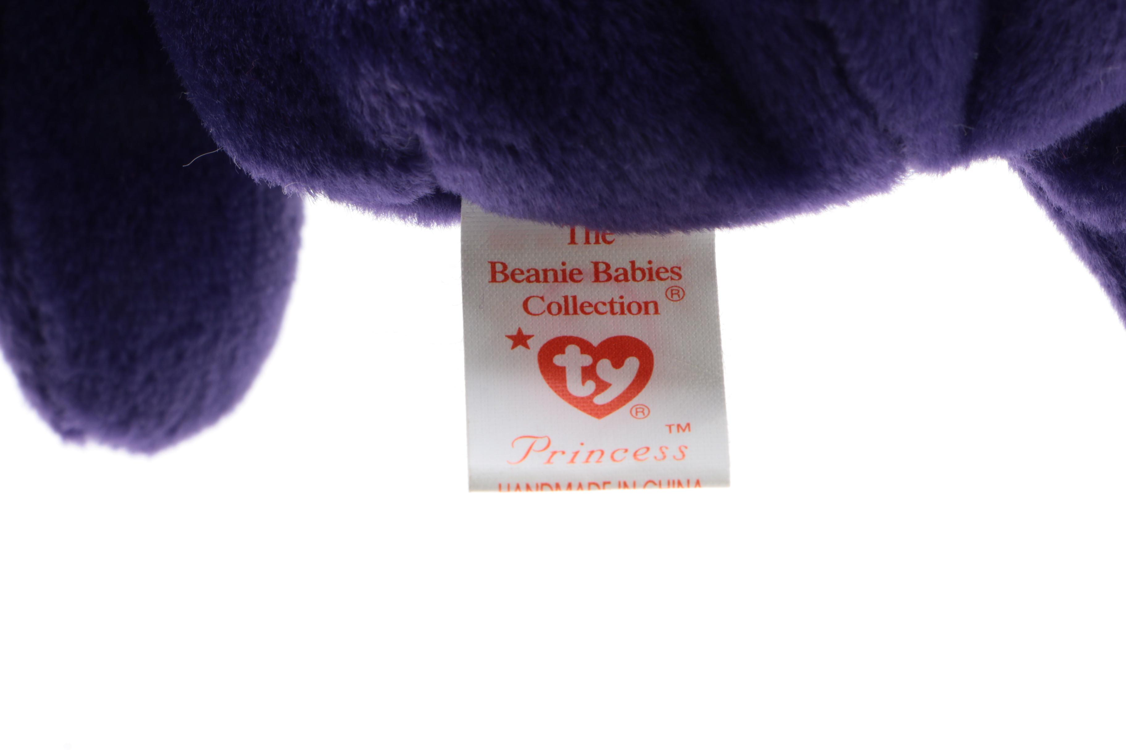 Ty Beanie Baby "Princess" Stuffed Toy, Late 1990s