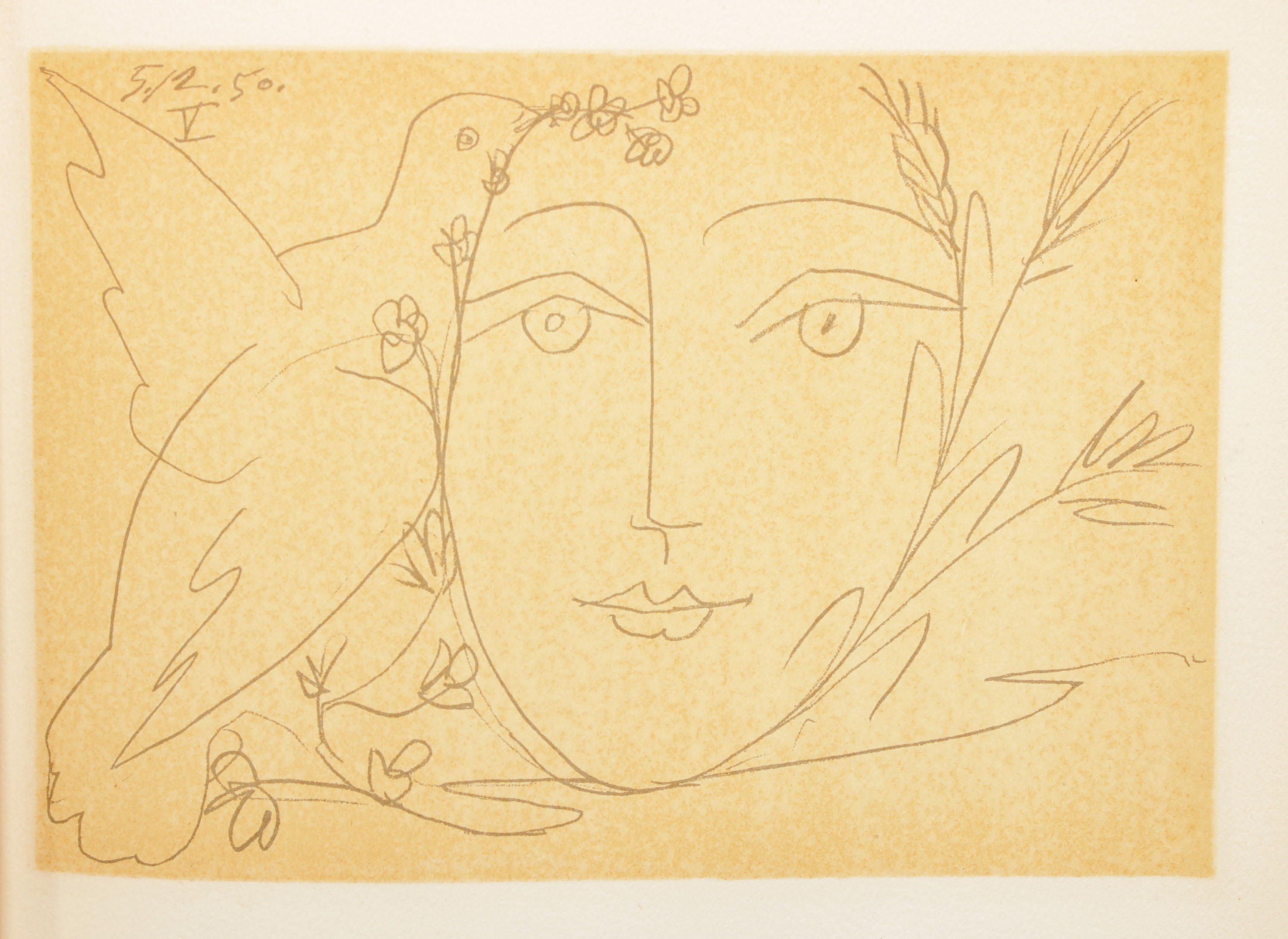 Pablo Picasso Signed "Le Visage de la Paix par Picasso et Éluard", 1951