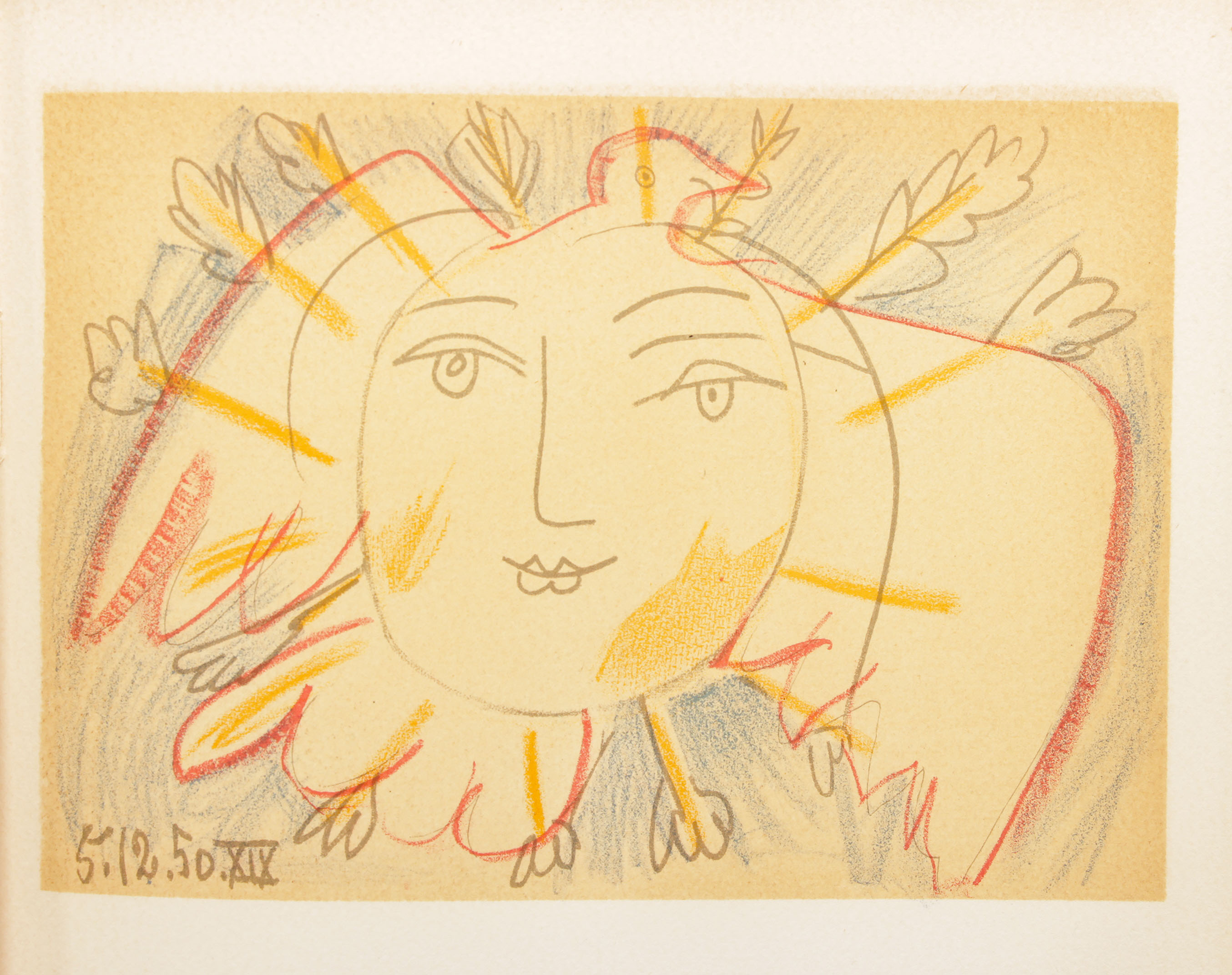 Pablo Picasso Signed "Le Visage de la Paix par Picasso et Éluard", 1951