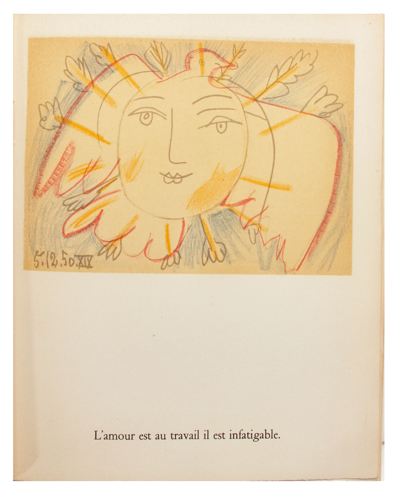 Pablo Picasso Signed "Le Visage de la Paix par Picasso et Éluard", 1951