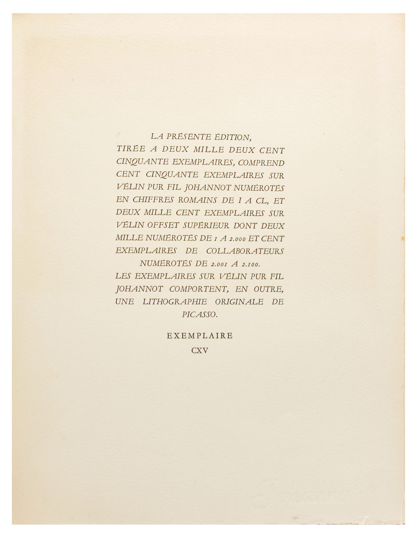 Pablo Picasso Signed "Le Visage de la Paix par Picasso et Éluard", 1951