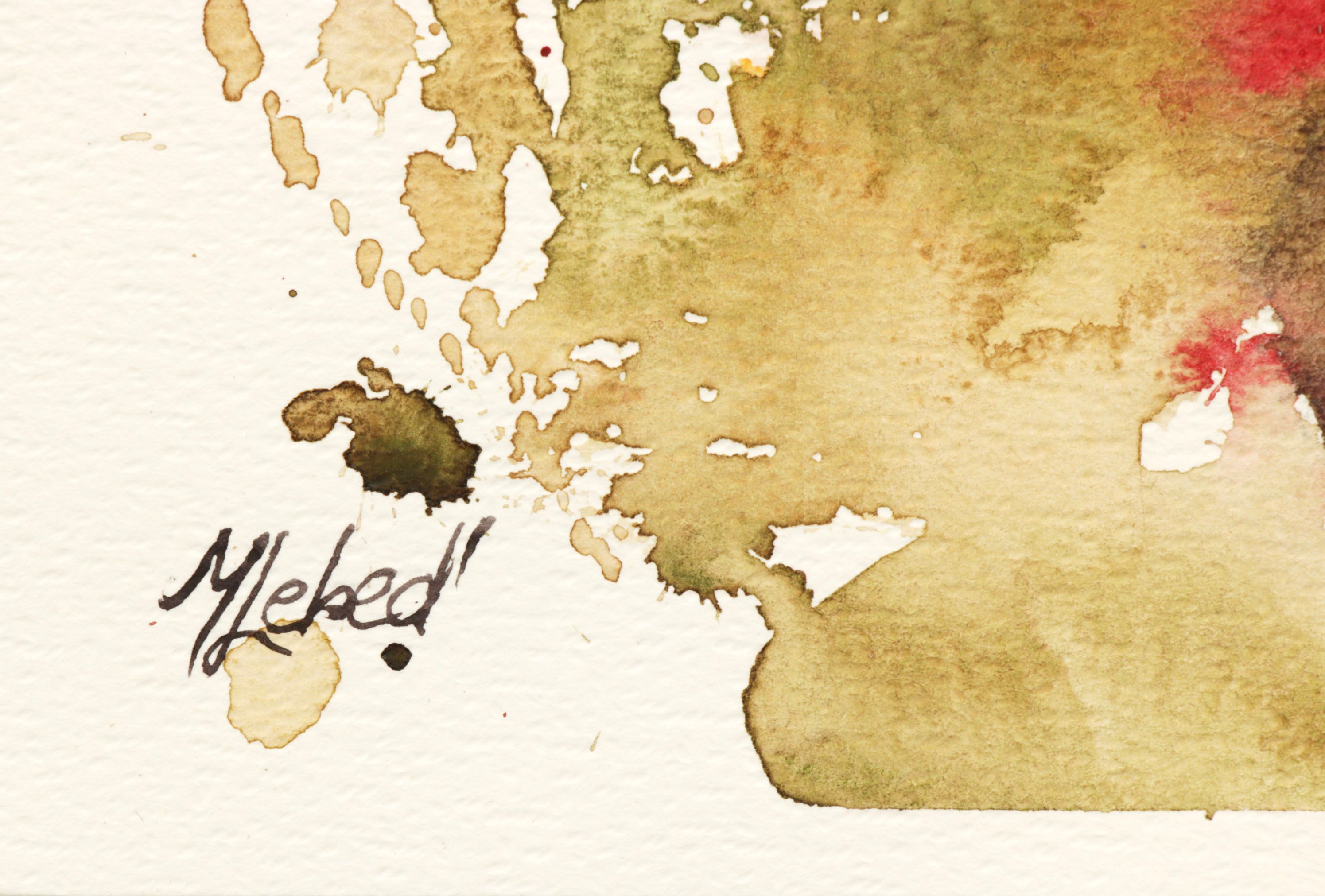 Marina Lebed Watercolor Painting of Elephant