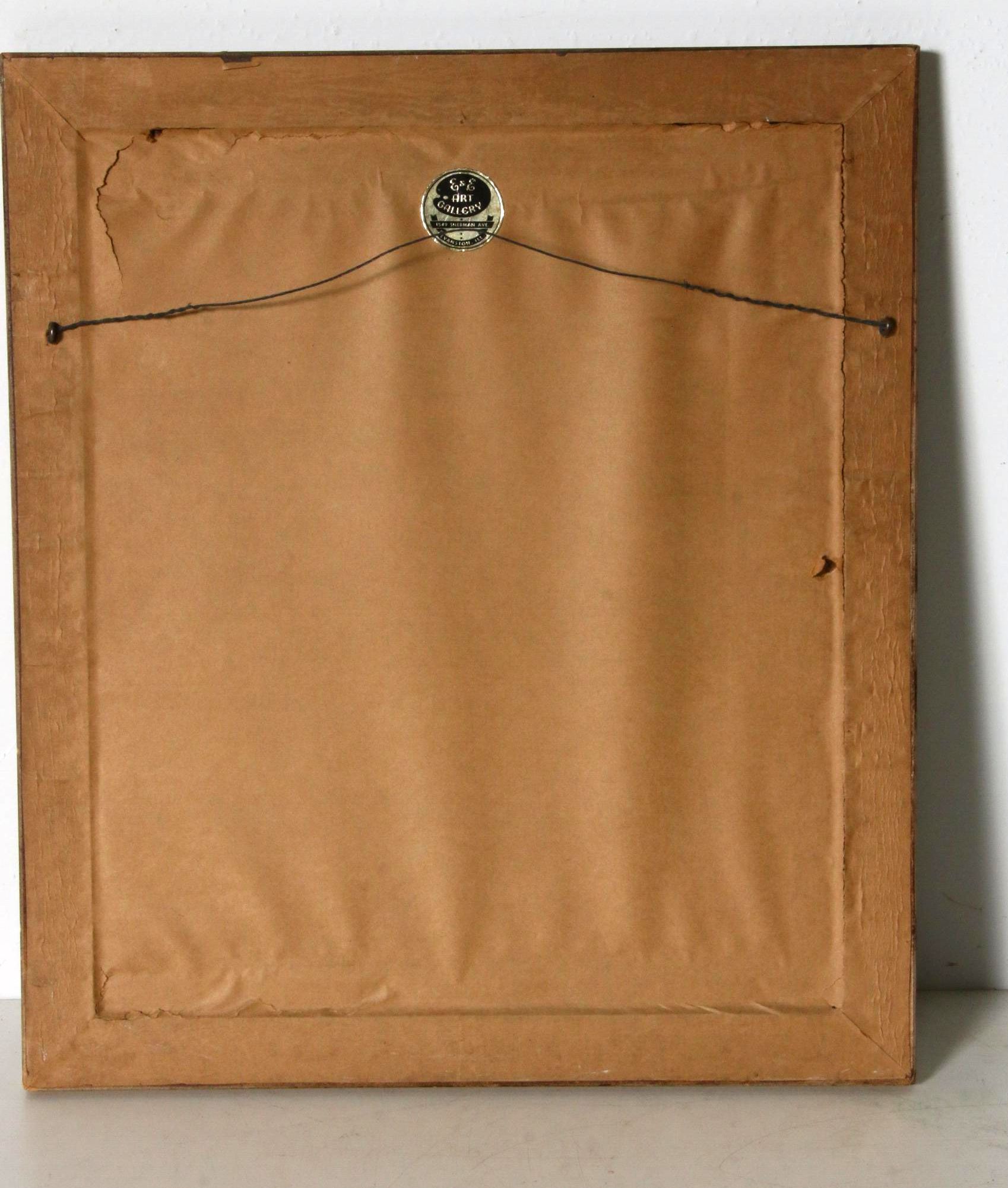 Marguerite Van Biesbroeck Village Scene Watercolor Painting