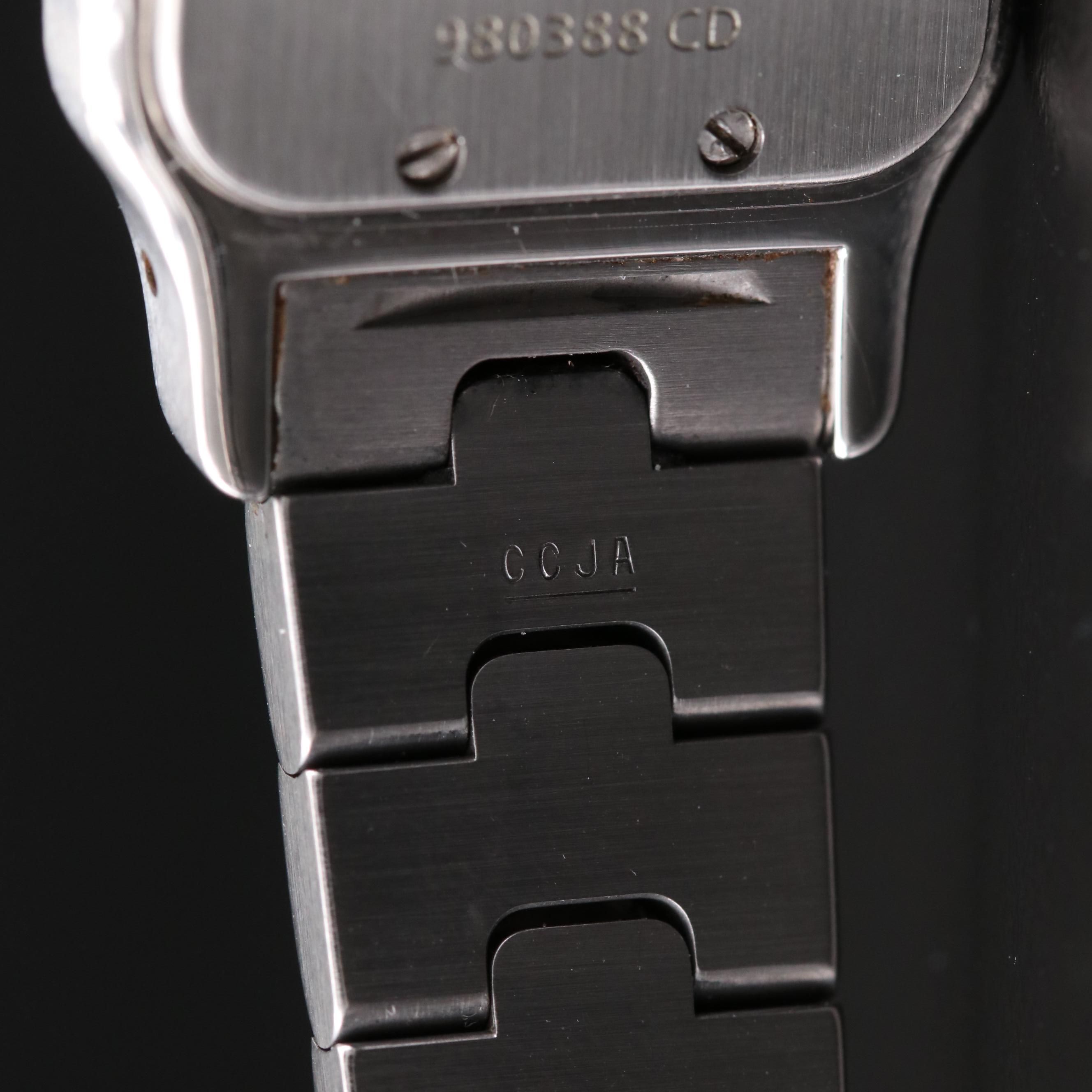 Cartier Santos Galbee 18K Gold and Stainless Steel Watch