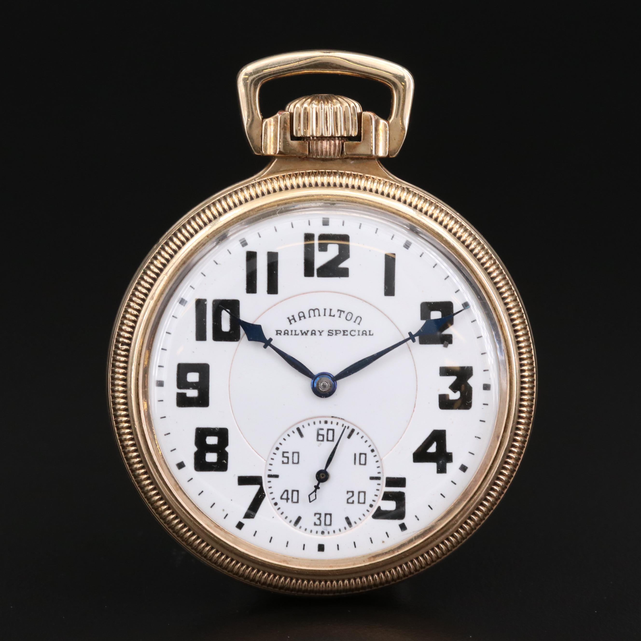 1943 Hamilton Railway Special Pocket Watch