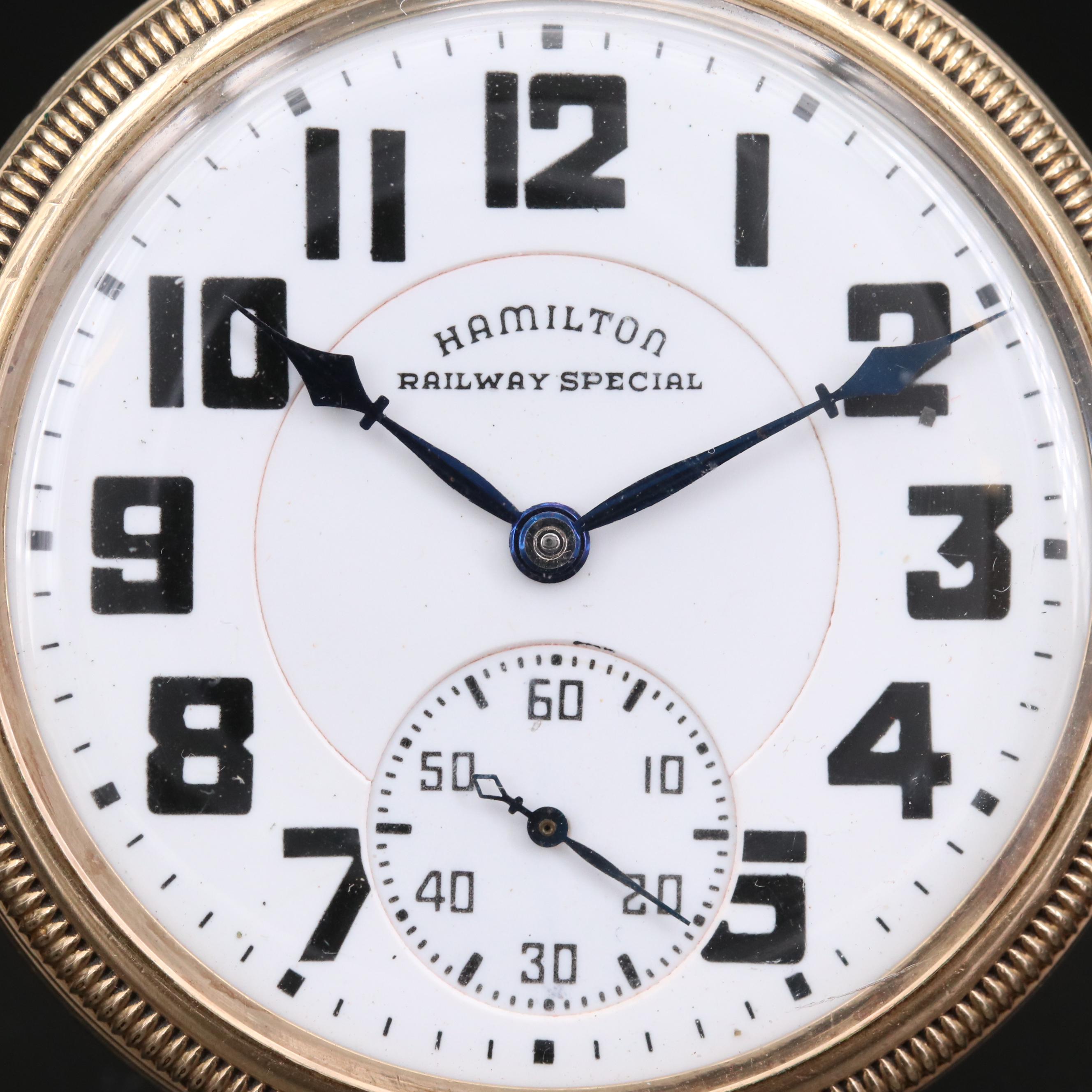 1943 Hamilton Railway Special Pocket Watch