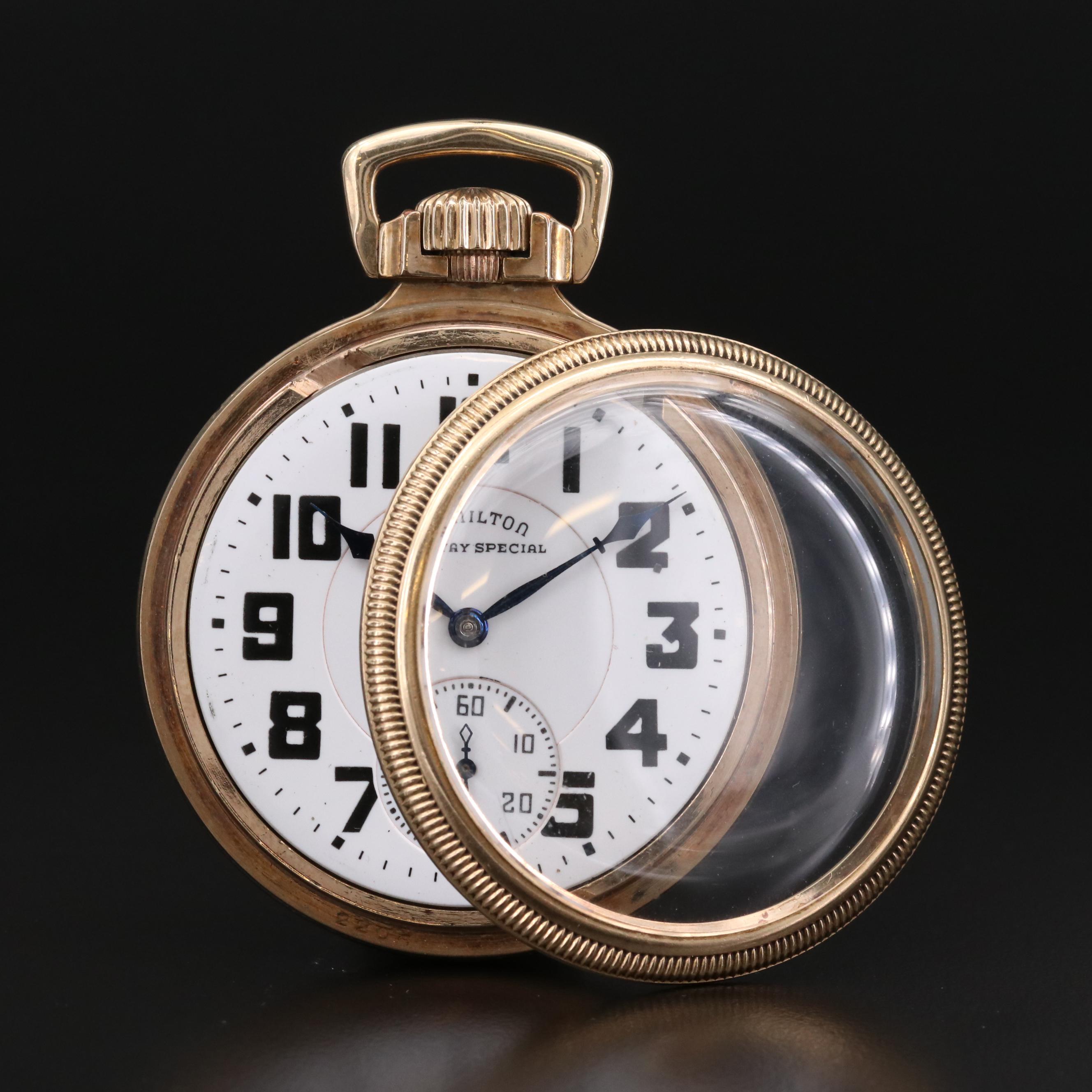 1943 Hamilton Railway Special Pocket Watch