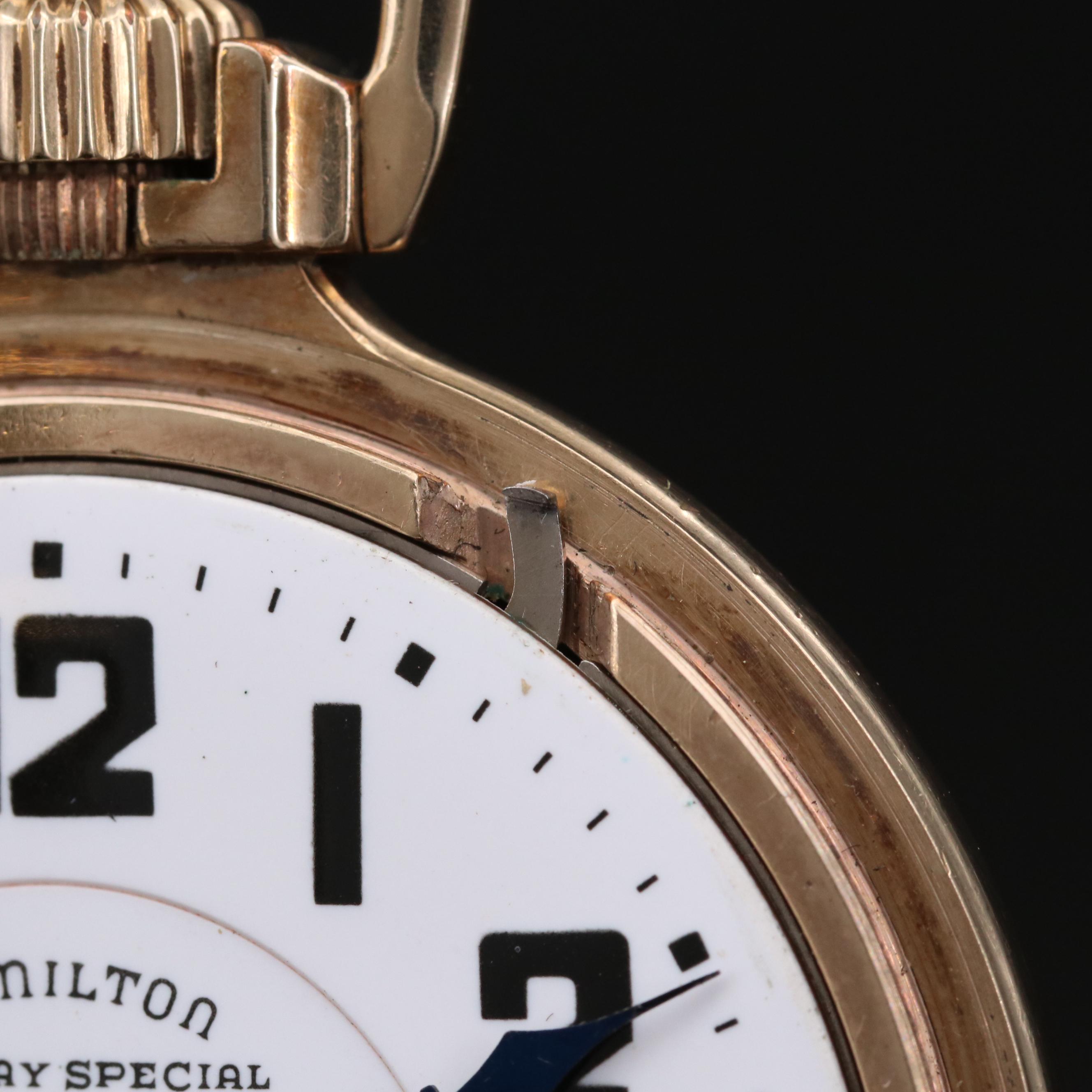 1943 Hamilton Railway Special Pocket Watch