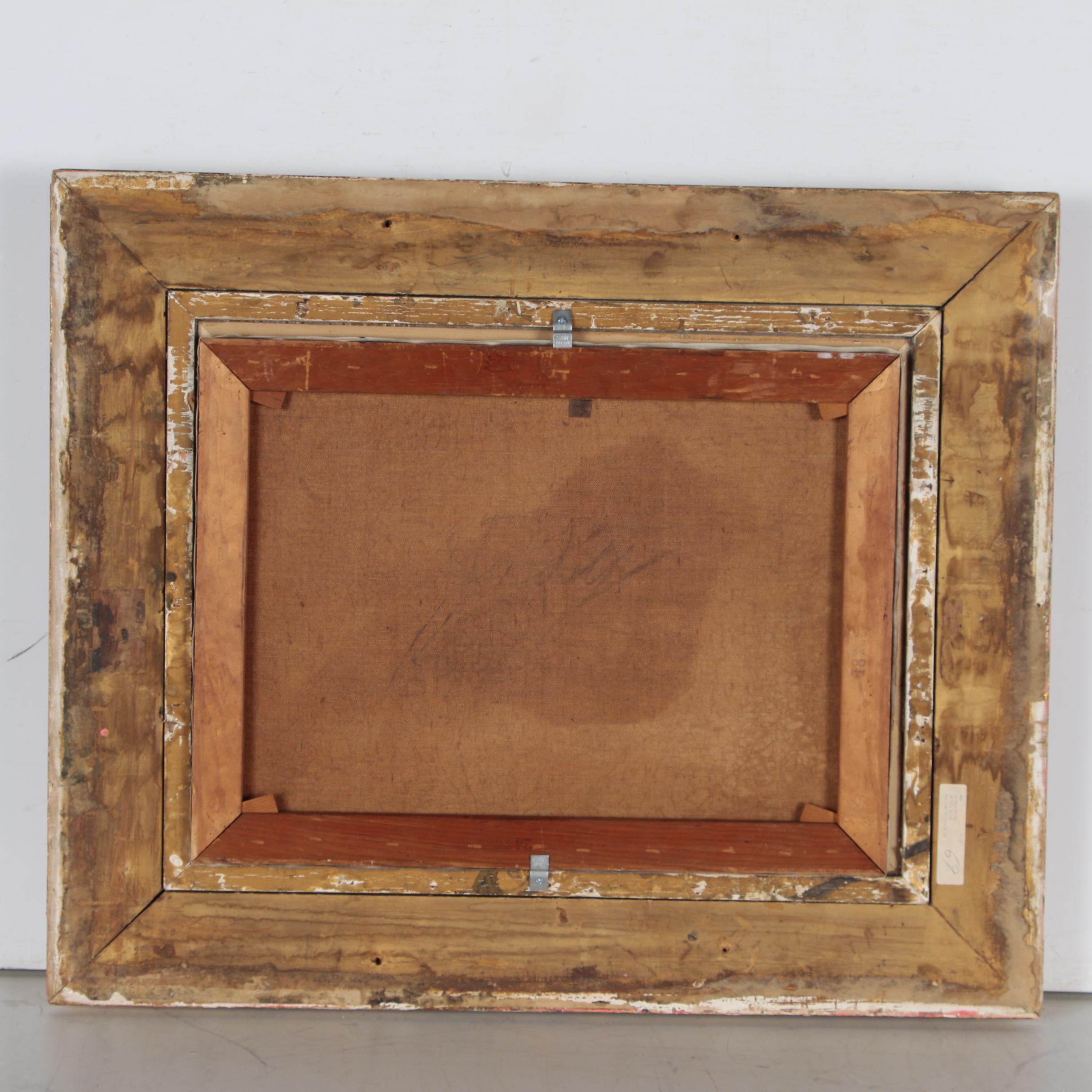 Addison Thomas Millar Oil Painting of Woodland, Late 19th Century