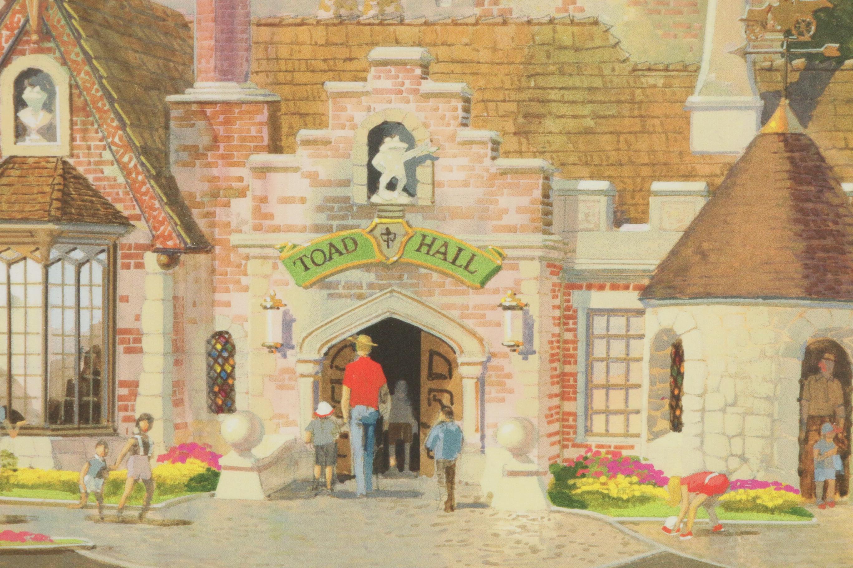 Disney Fantasyland Village Concept Art Inkjet Prints