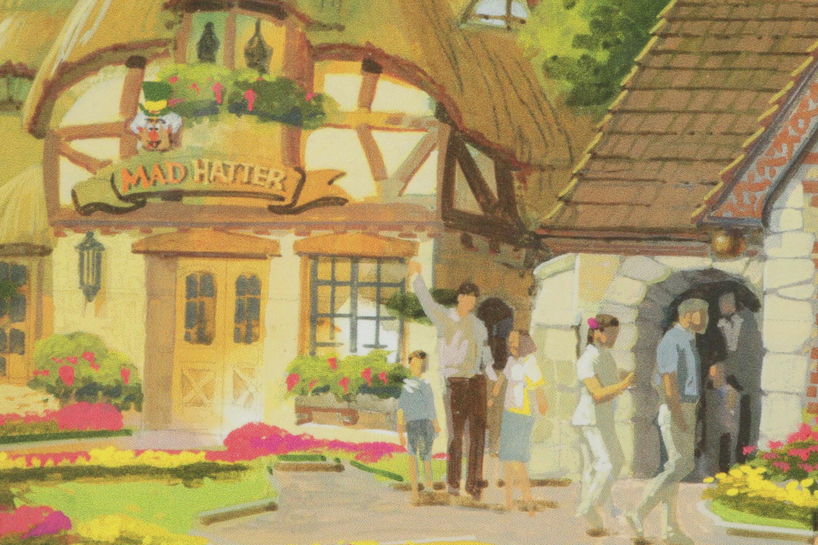Disney Fantasyland Village Concept Art Inkjet Prints