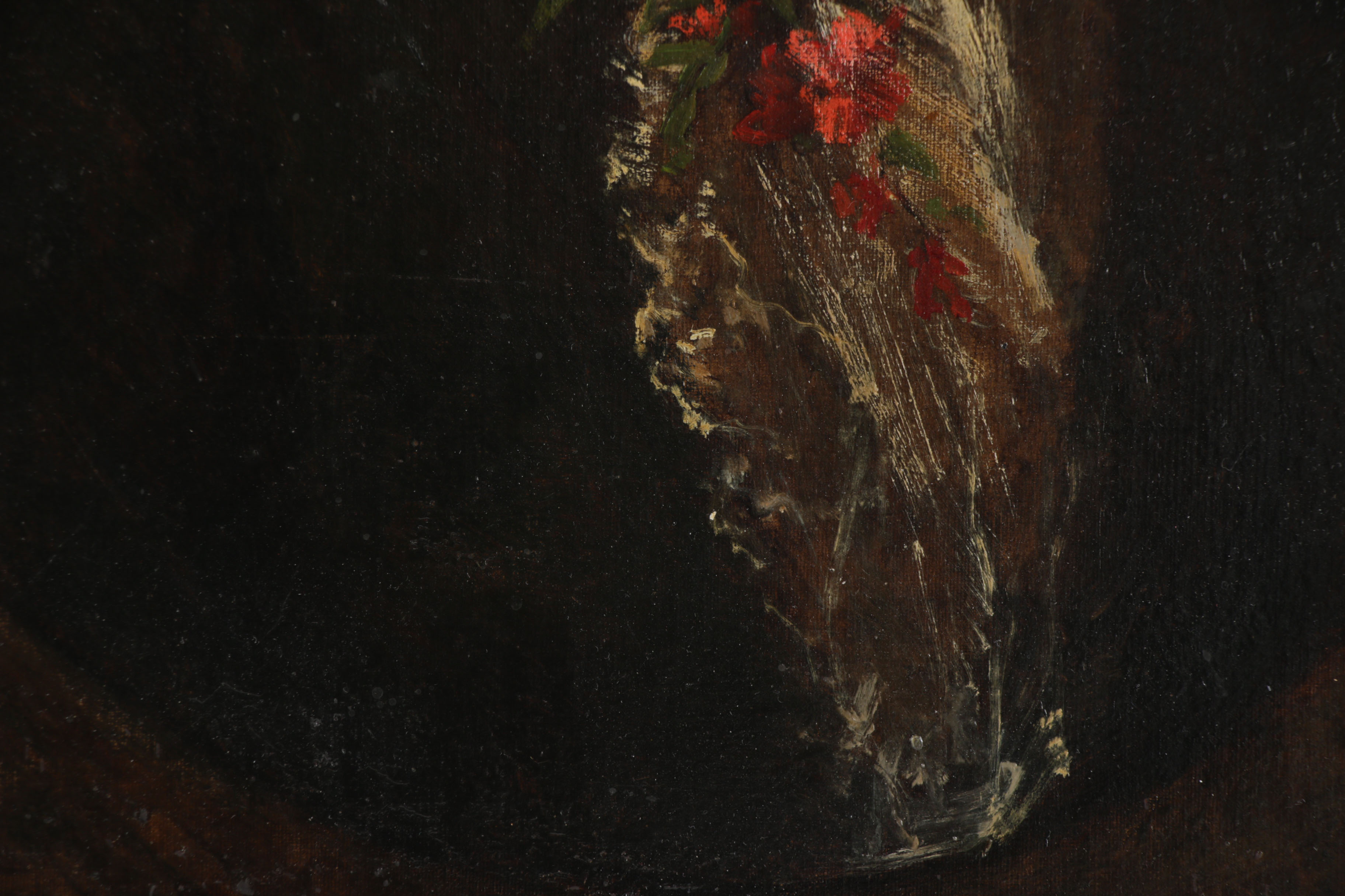 Frank Duveneck Oil Painting Portrait "Genevieve Welling", Late 19th Century