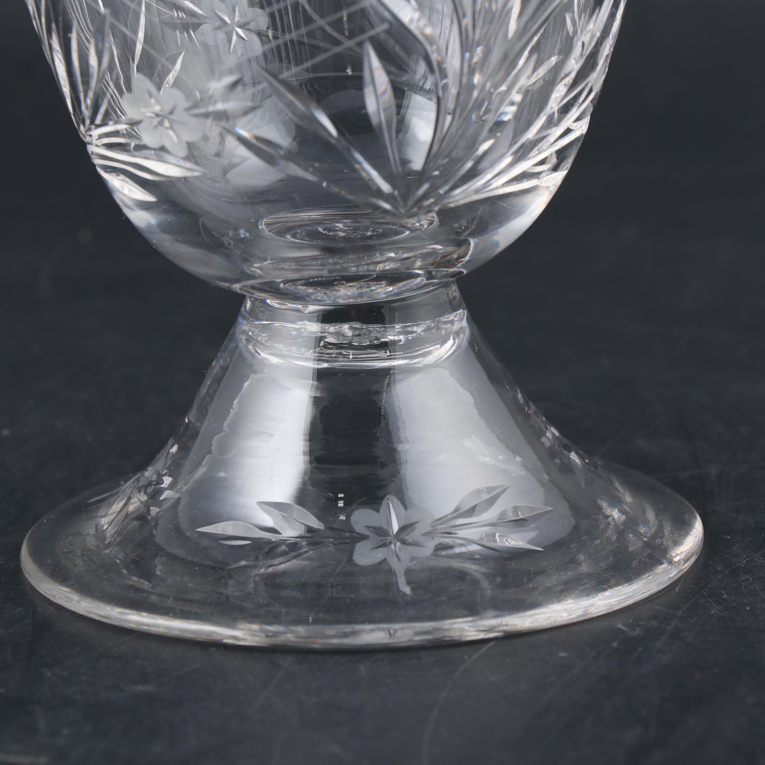 Pairpoint "Colias" Cut Crystal Compote, Mid-20th Century