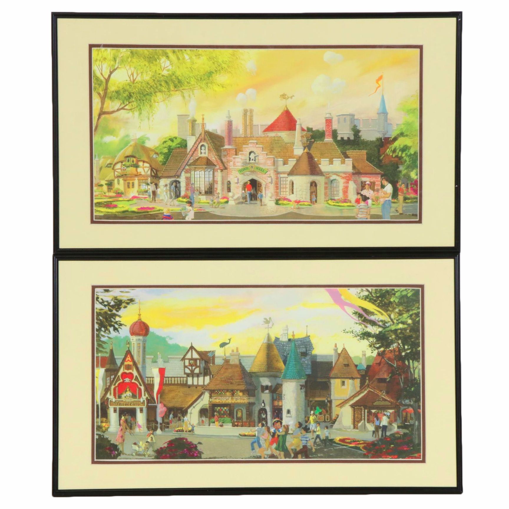 Disney Fantasyland Village Concept Art Inkjet Prints