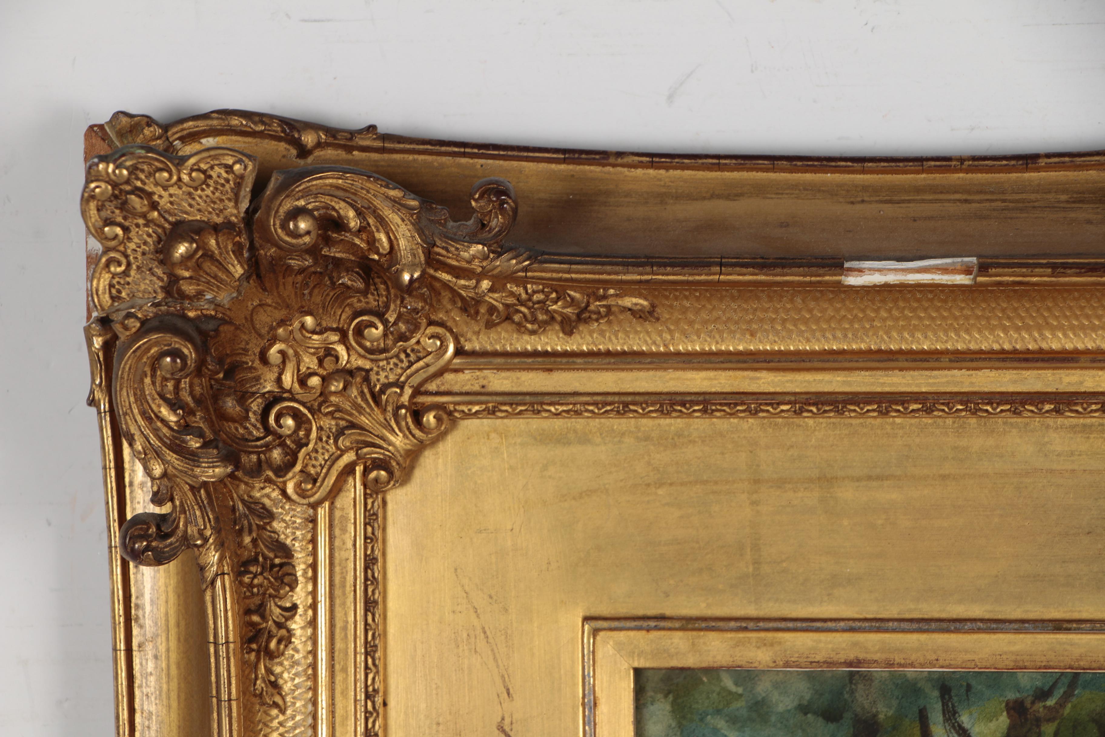 Edward Killingworth Johnson Watercolor Painting Portrait, Late 19th Century