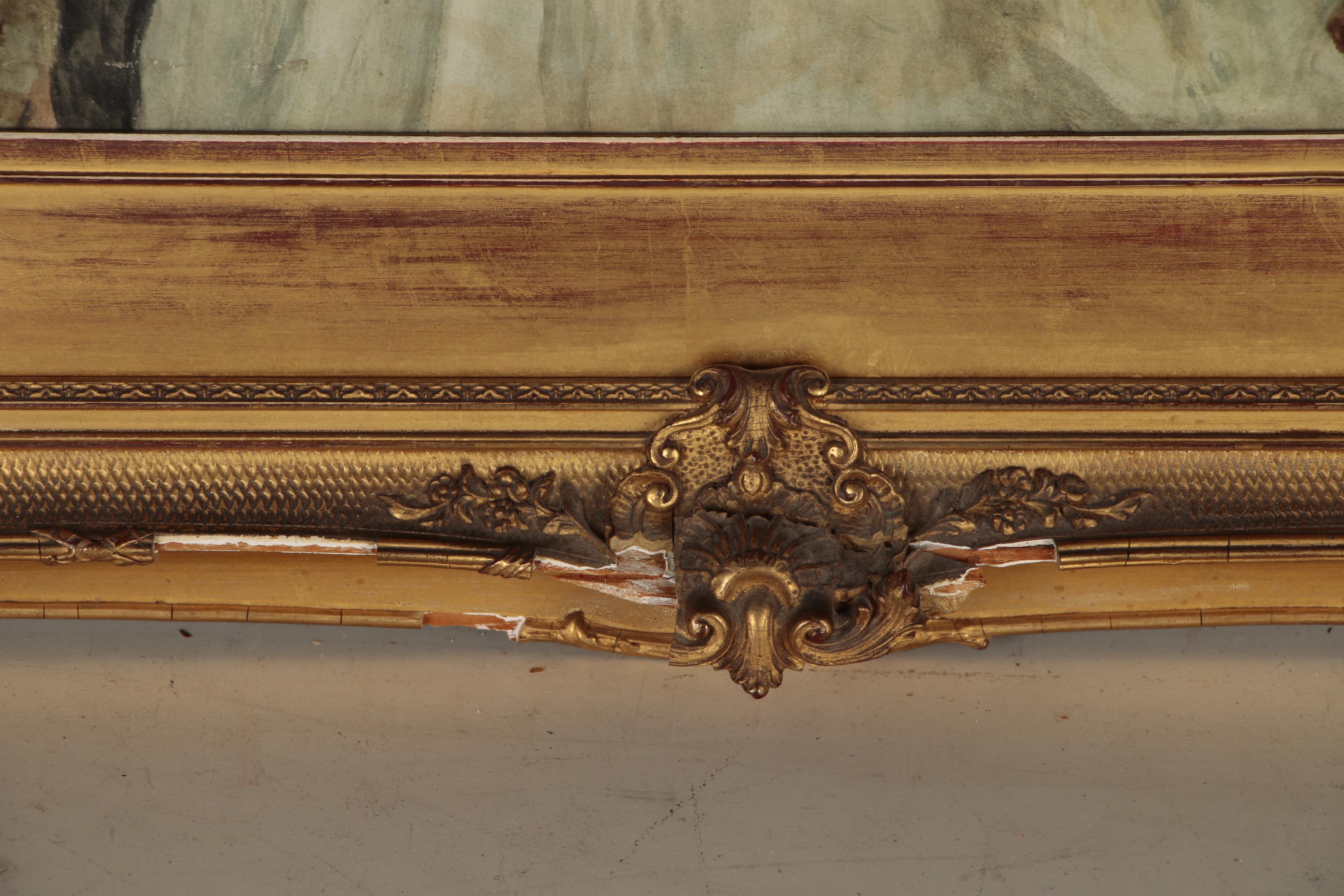 Edward Killingworth Johnson Watercolor Painting Portrait, Late 19th Century