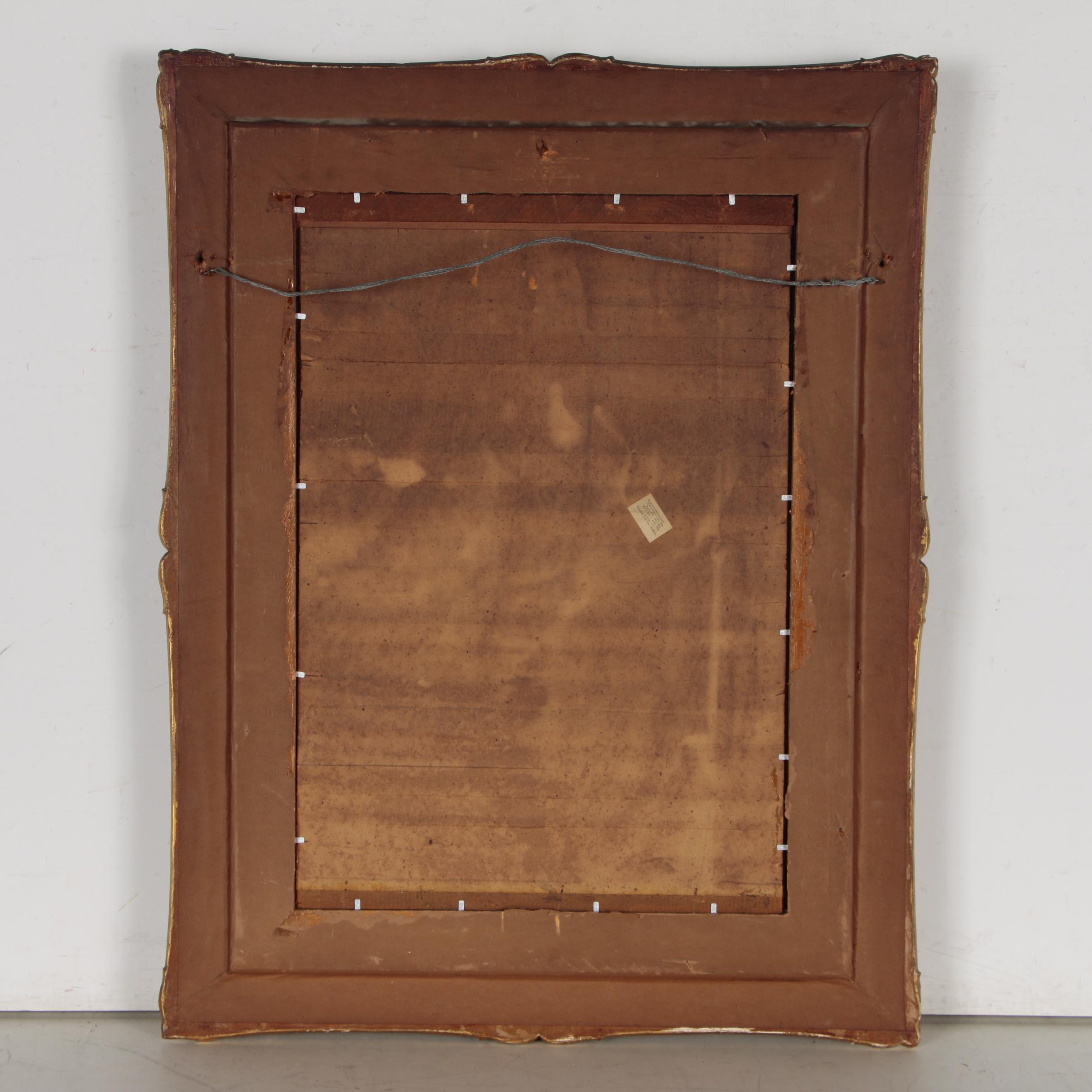 Edward Killingworth Johnson Watercolor Painting Portrait, Late 19th Century