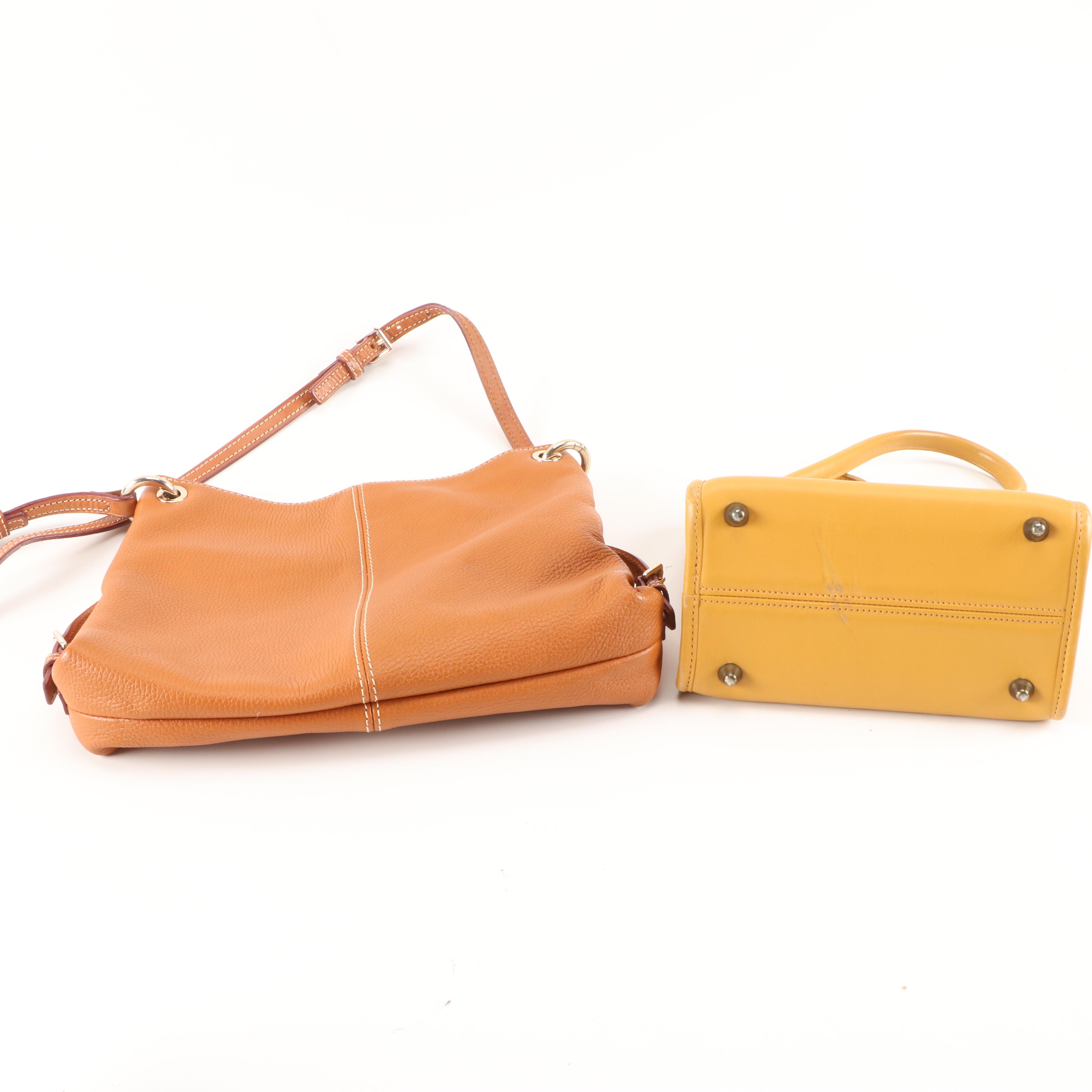 Coach Legacy Leather Tote with Dooney & Bourke Pebbled Leather Crossbody