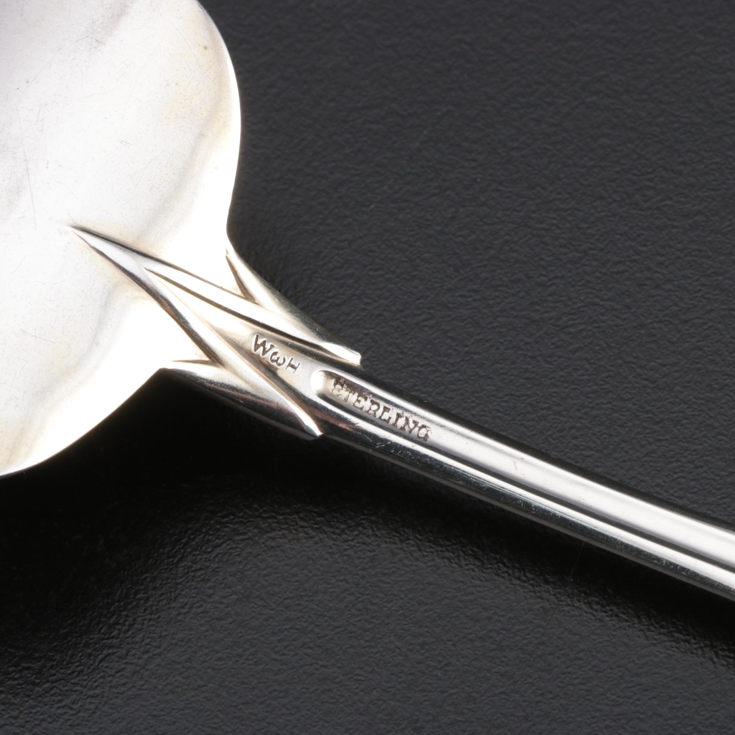 Wood & Hughes "Venetian" Sterling Silver Salad Serving Set, 1875–1899