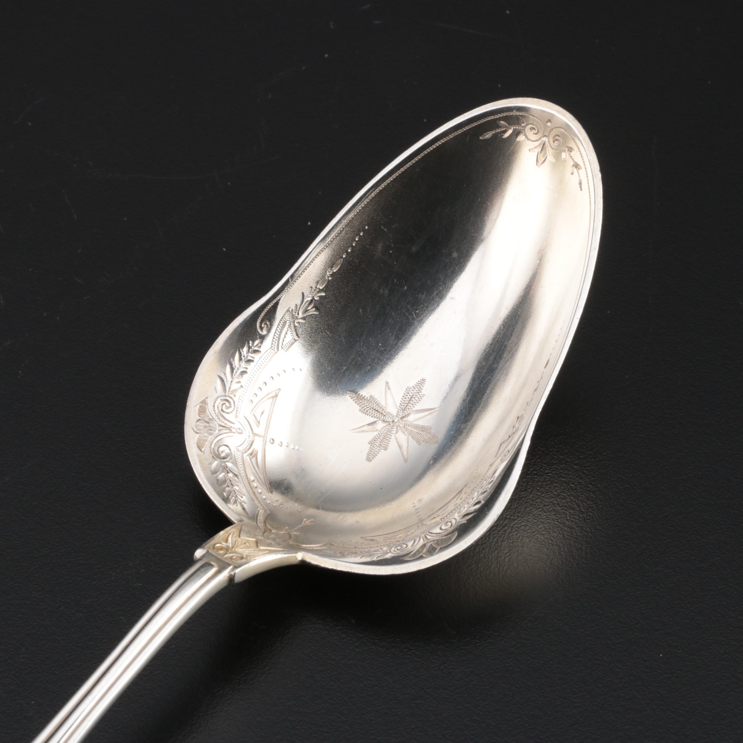 Wood & Hughes "Venetian" Sterling Silver Salad Serving Set, 1875–1899