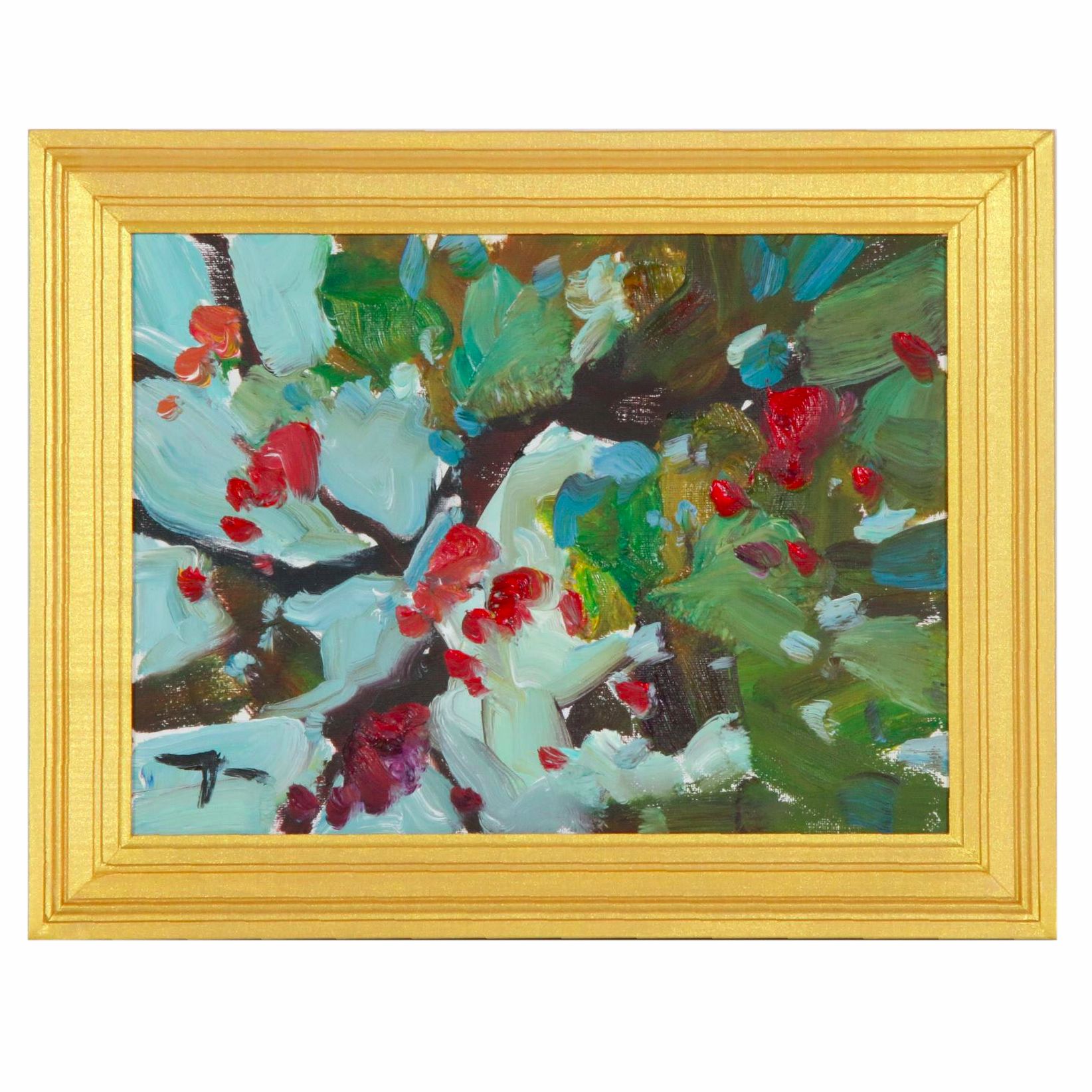 Jose Trujillo Oil Painting "Floral"