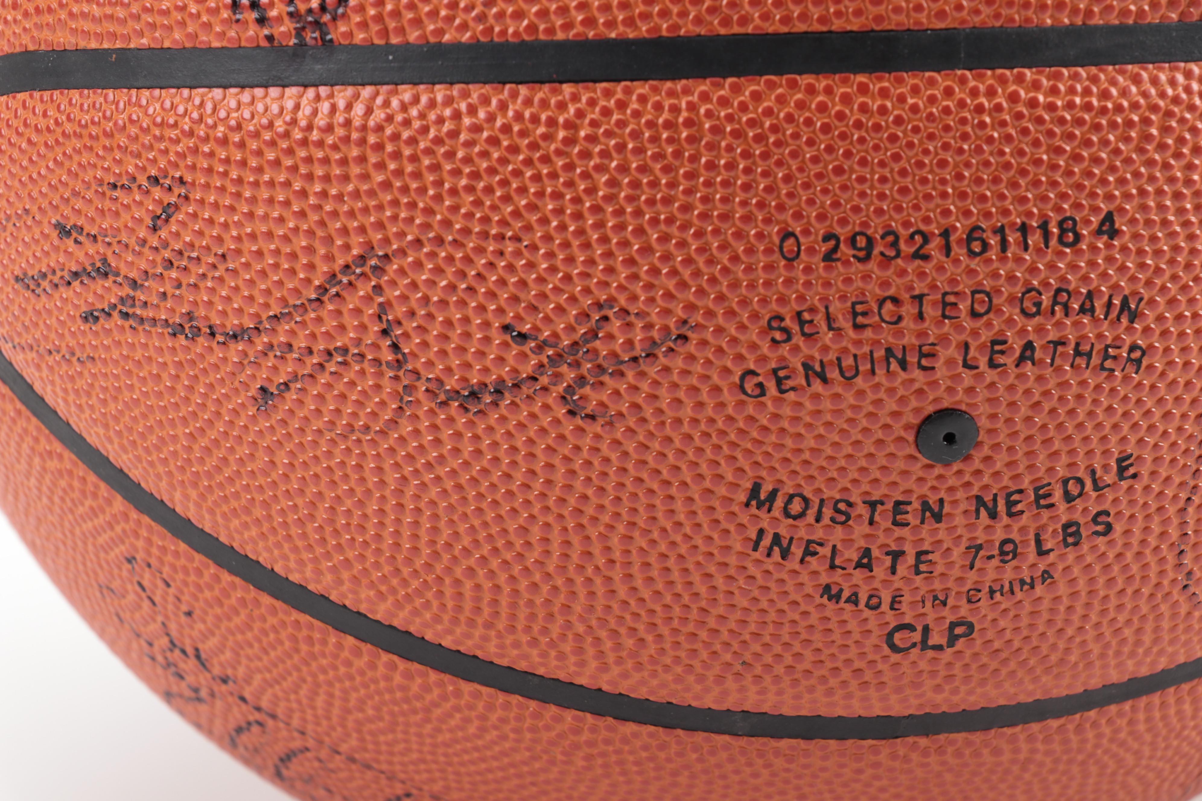 San Antonio Signed Spalding NBA Basketball
