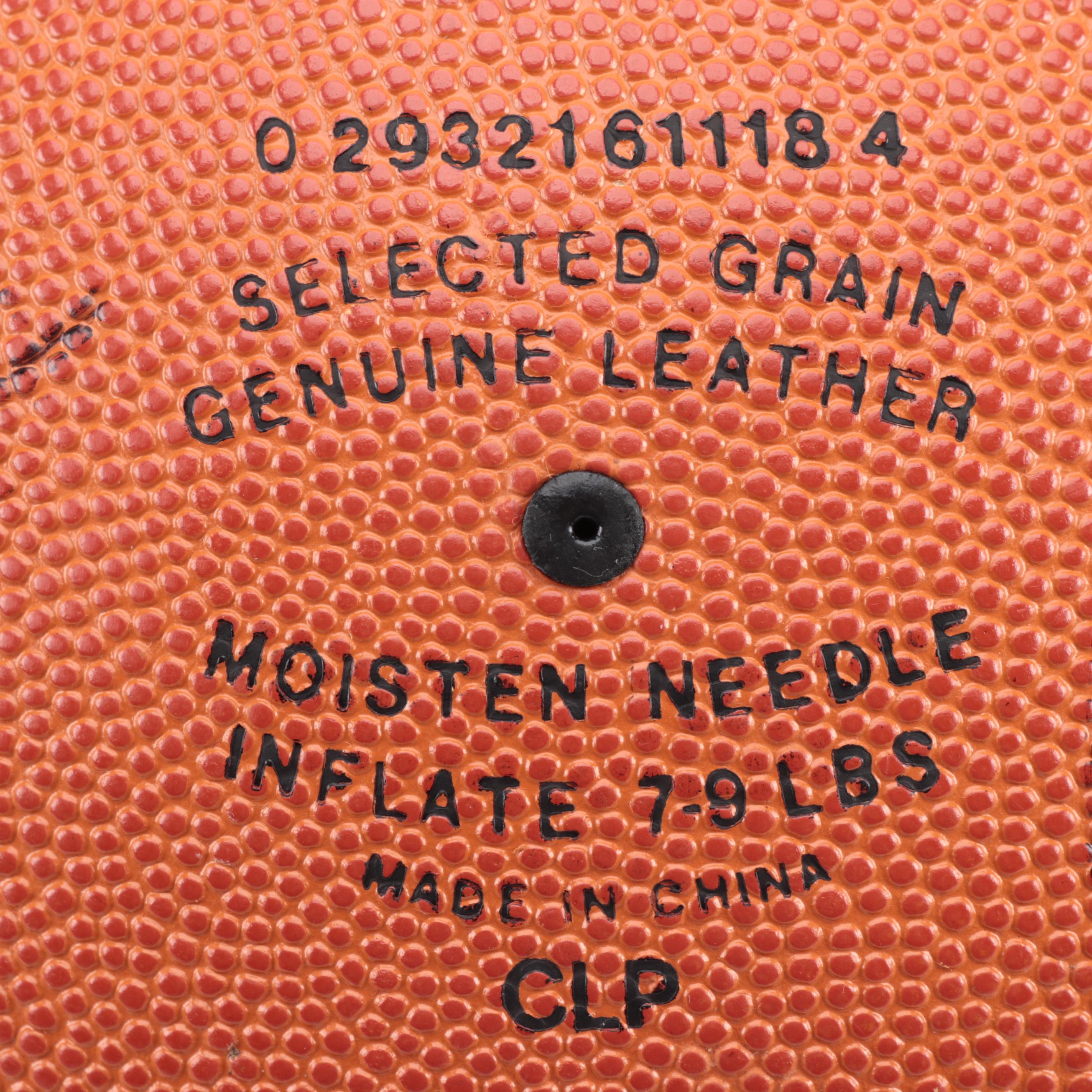 San Antonio Signed Spalding NBA Basketball