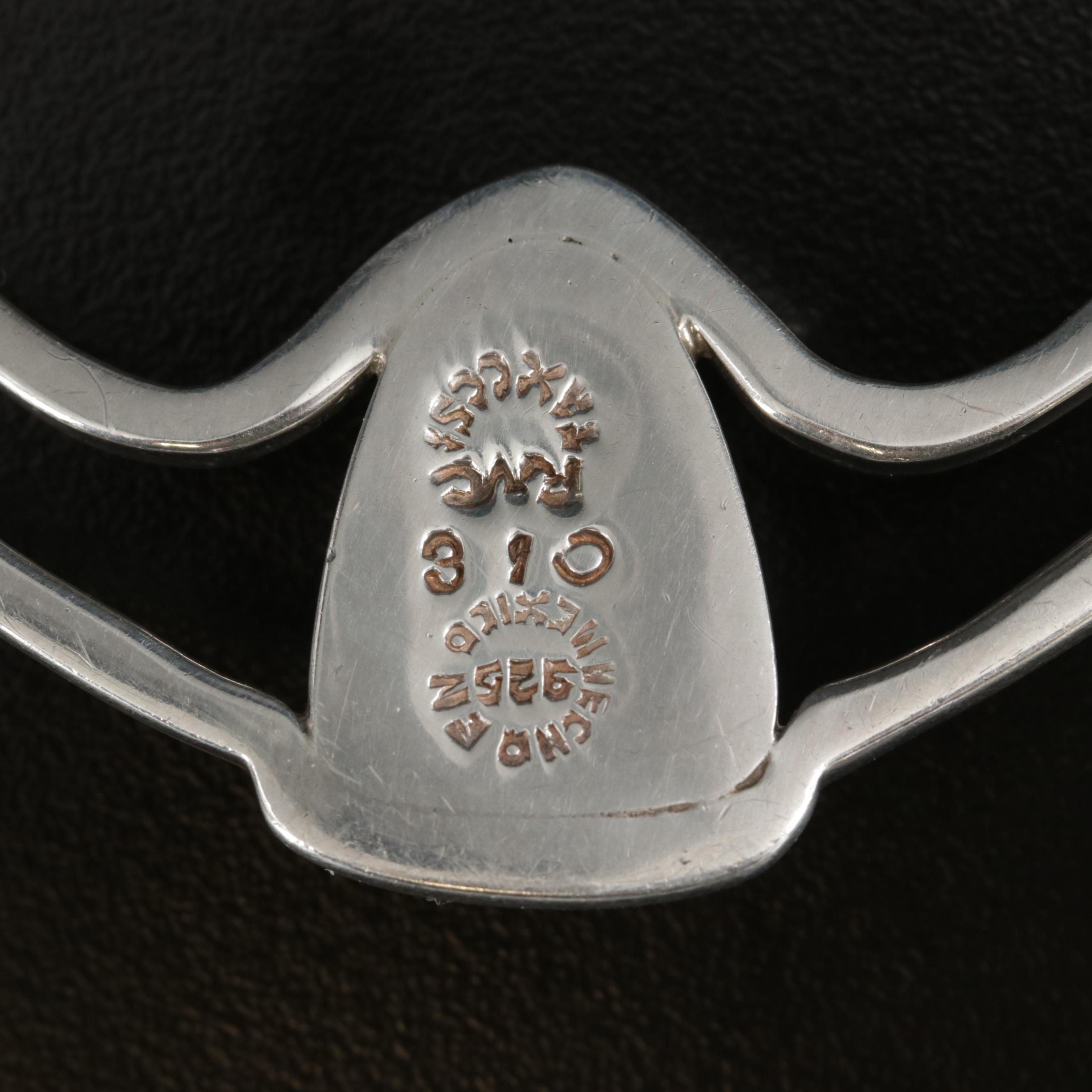 Taxco Erika Hult de Corral Sterling Turquoise Necklace