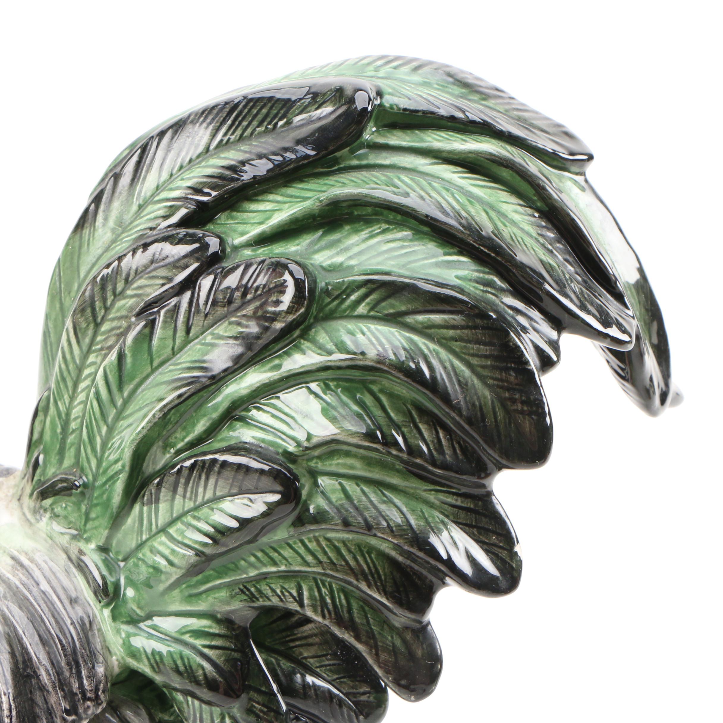 Fitz & Floyd "Countryside" Rooster Cookie Jar and "Coq Du Village" Canister