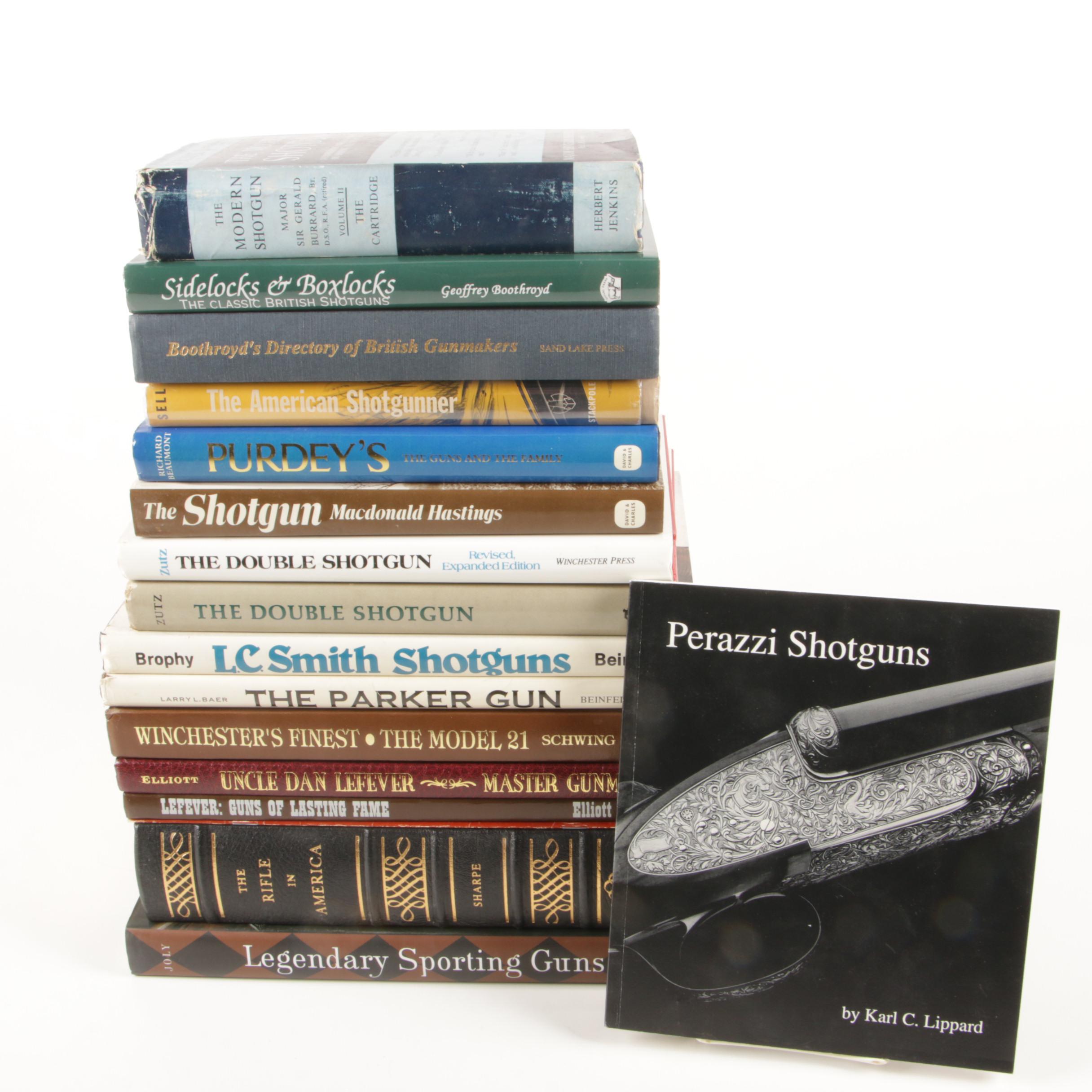 Signed "Uncle Dan Lefever", "Guns of Lasting Fame" with Additional Firearm Books