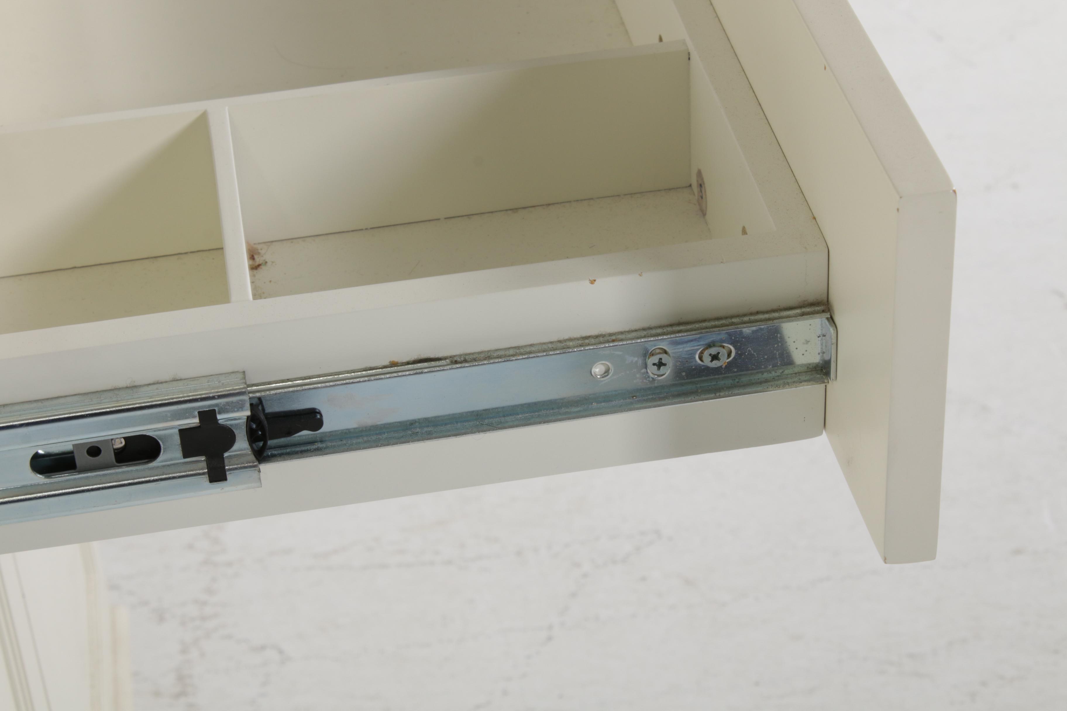 Pottery Barn White-Painted Jewelry Storage Cabinet