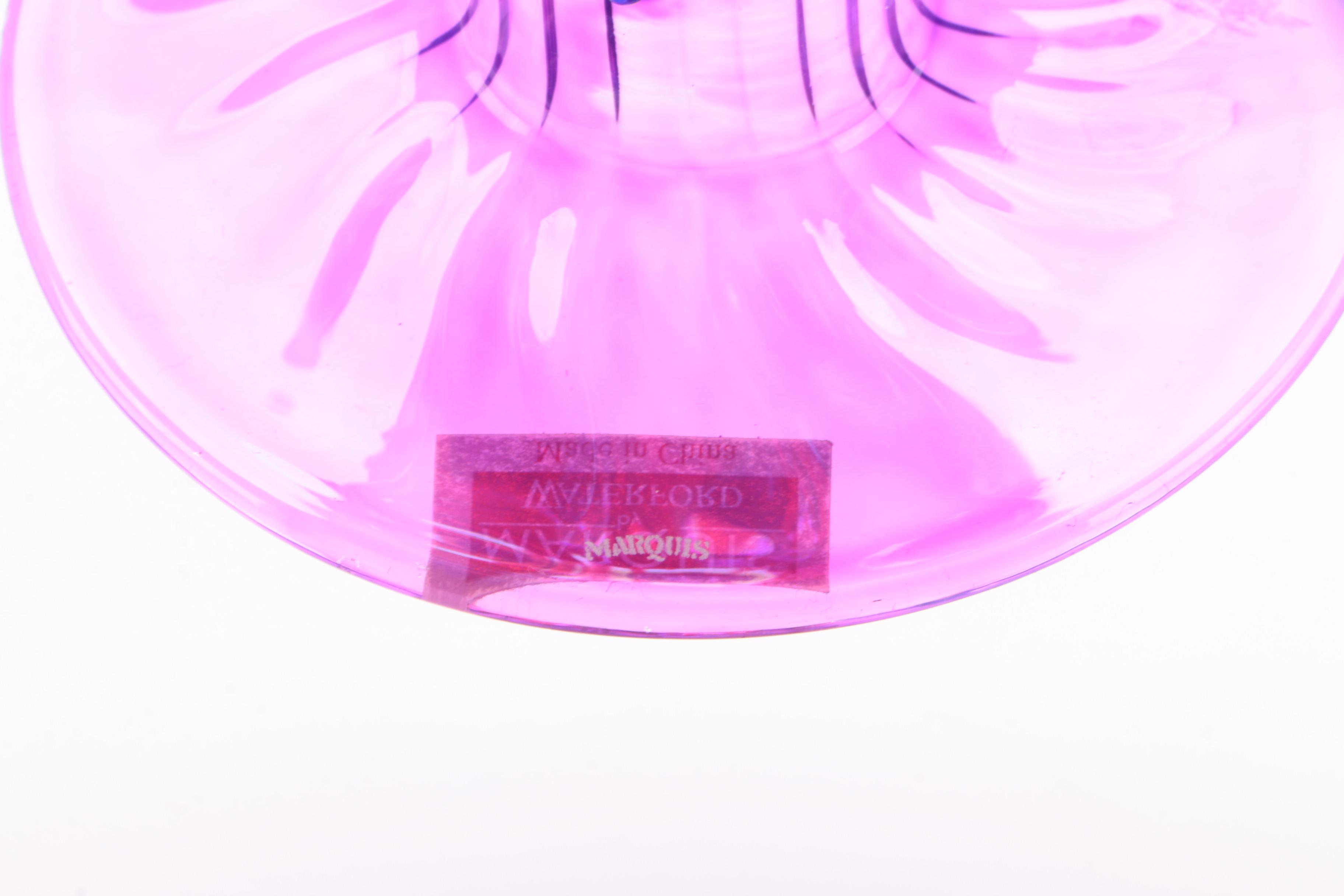 Marquis by Waterford Amethyst Venetian Collection "Carnivale" Glass Tree Topper