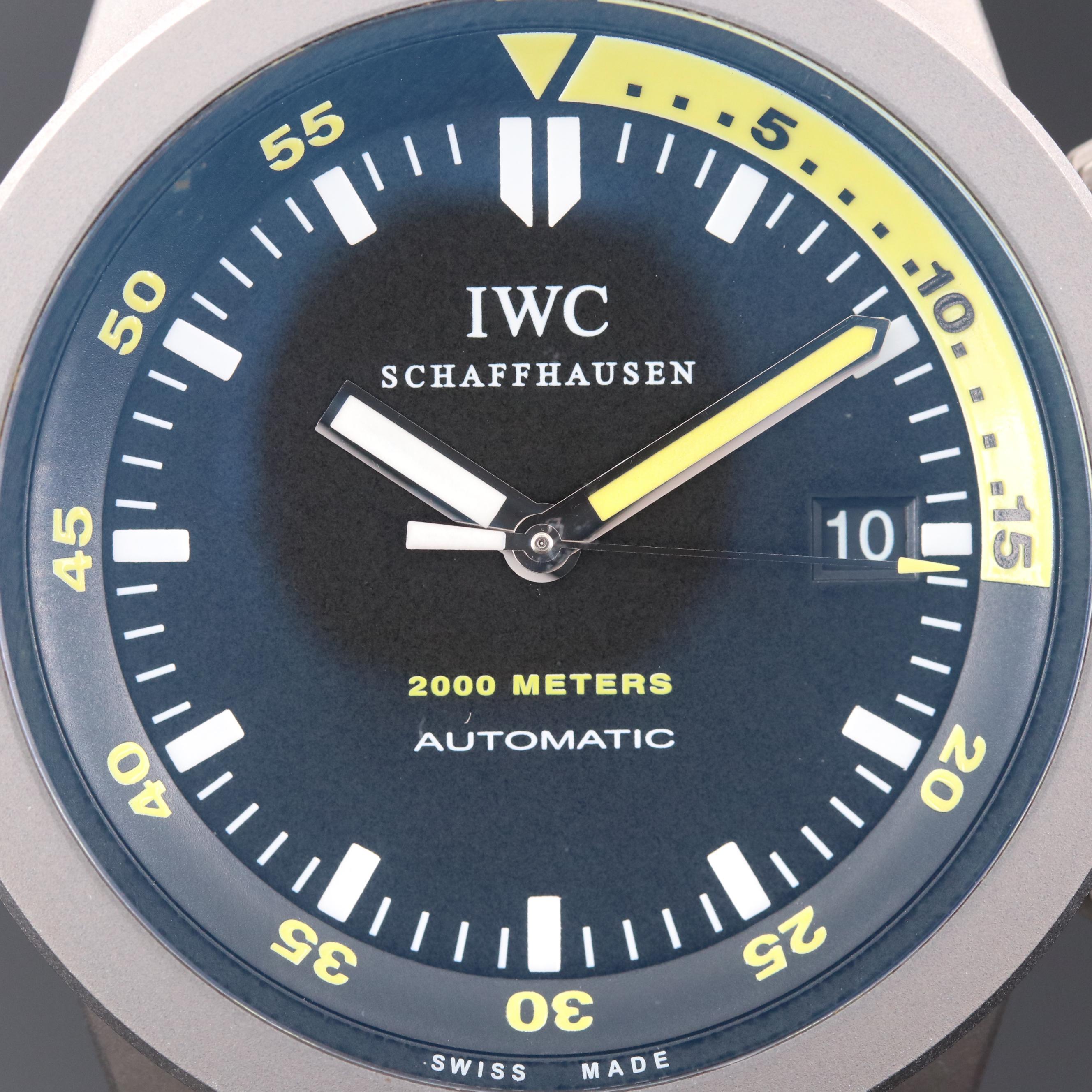 International Watch Co. Schaffhausen Aquatimer Titanium Watch