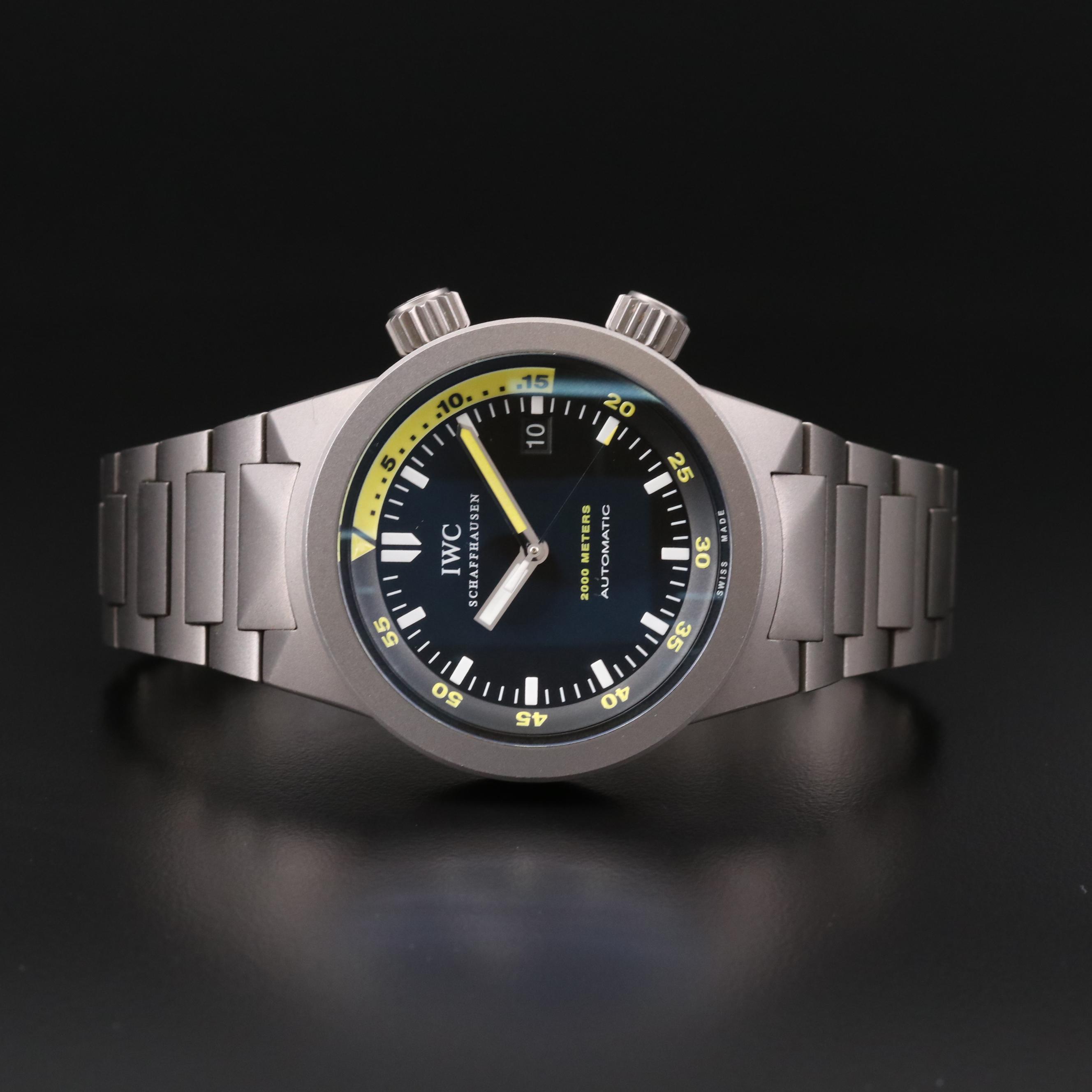 International Watch Co. Schaffhausen Aquatimer Titanium Watch