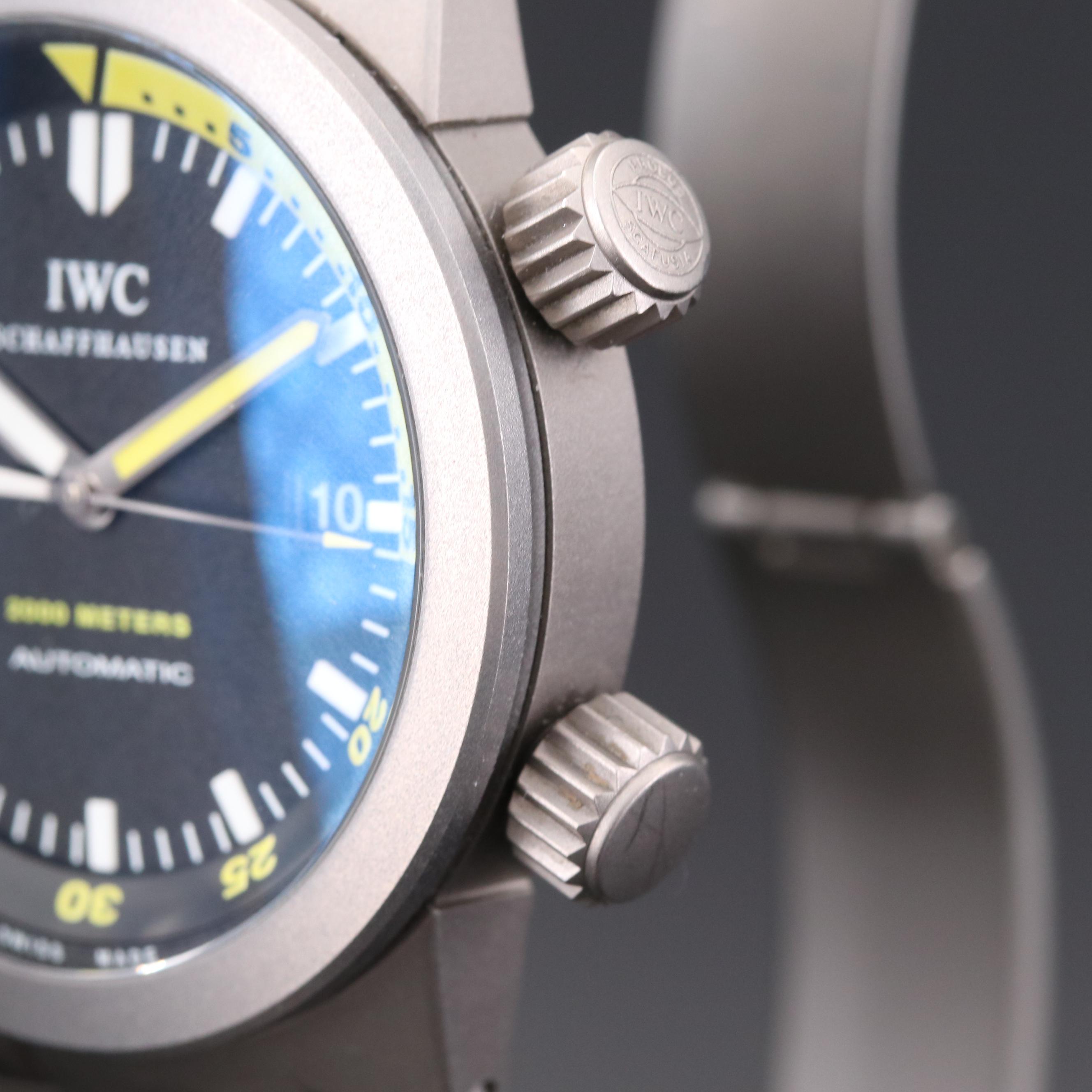 International Watch Co. Schaffhausen Aquatimer Titanium Watch