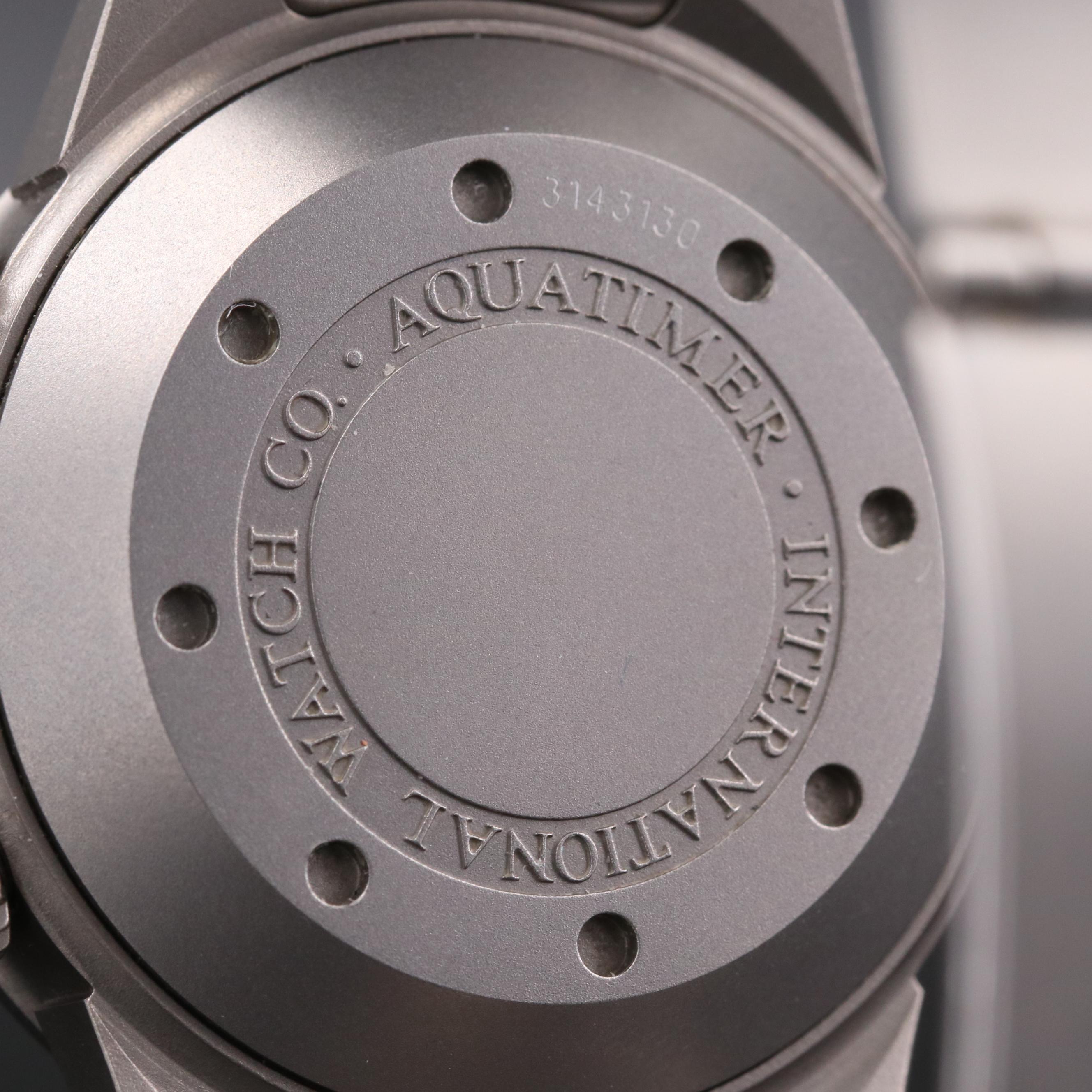 International Watch Co. Schaffhausen Aquatimer Titanium Watch