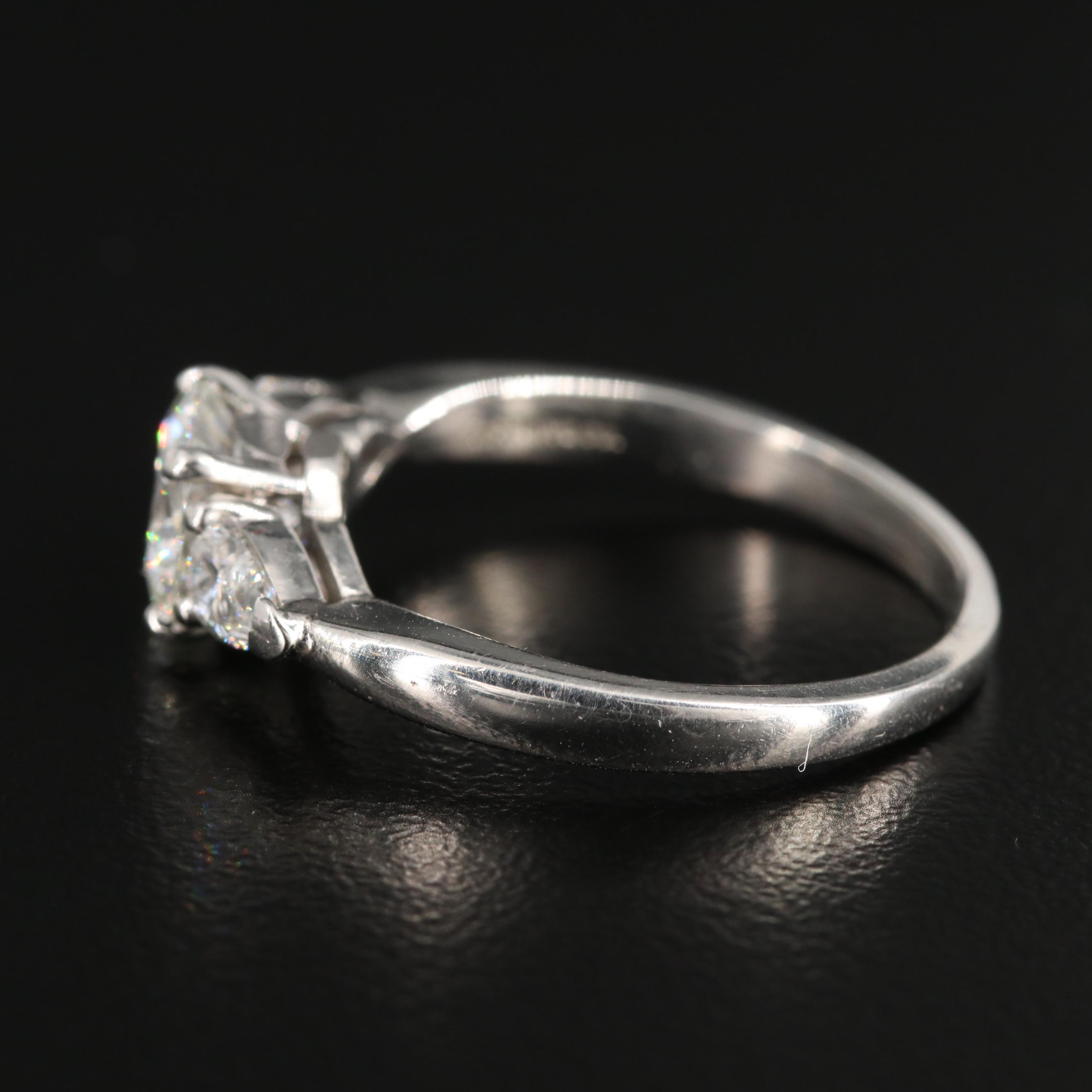 Tiffany & Co. Platinum 1.66 CTW Diamond Mounting with GIA Report