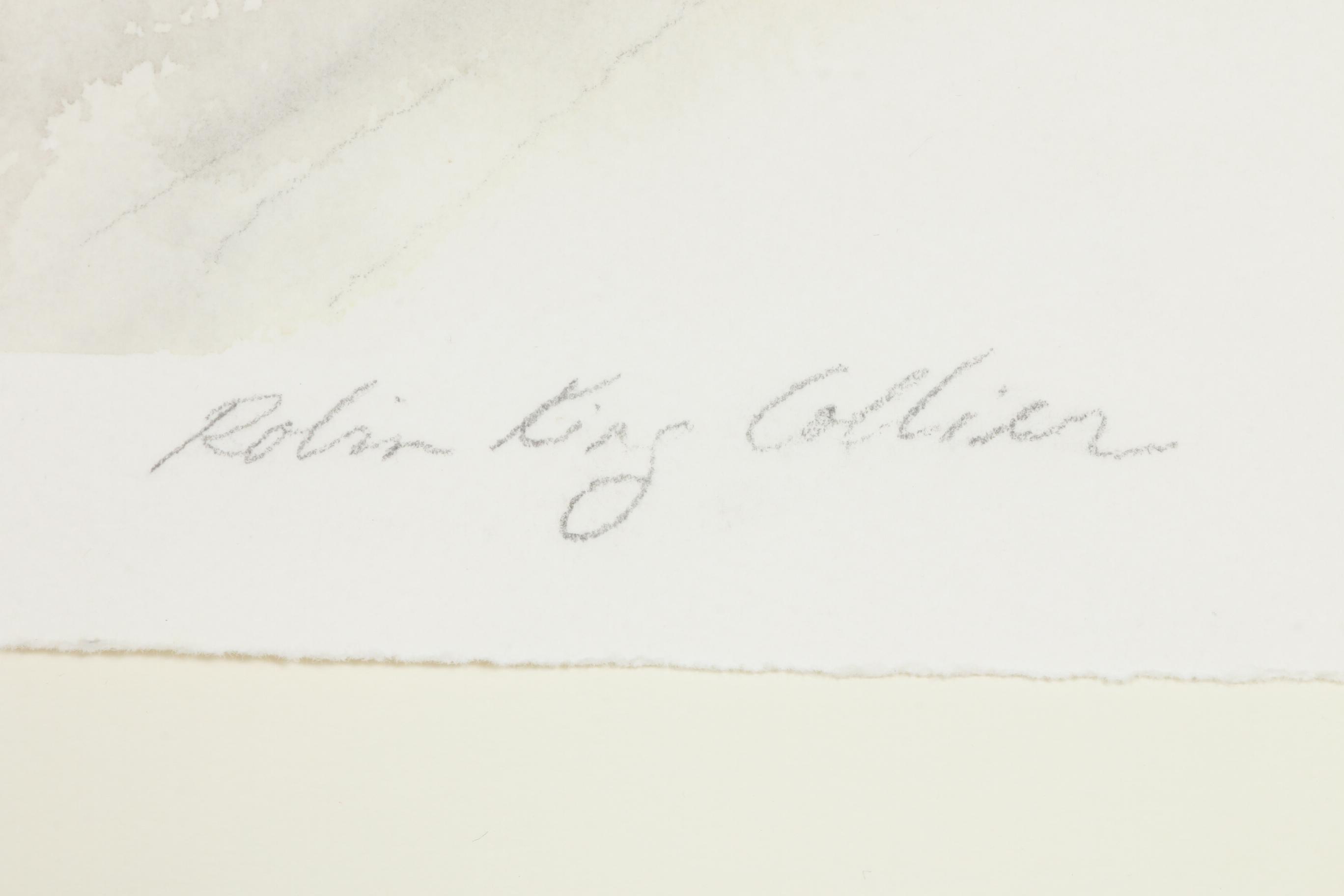 Robin King Collier Watercolor Painting "Mary's Lemons"