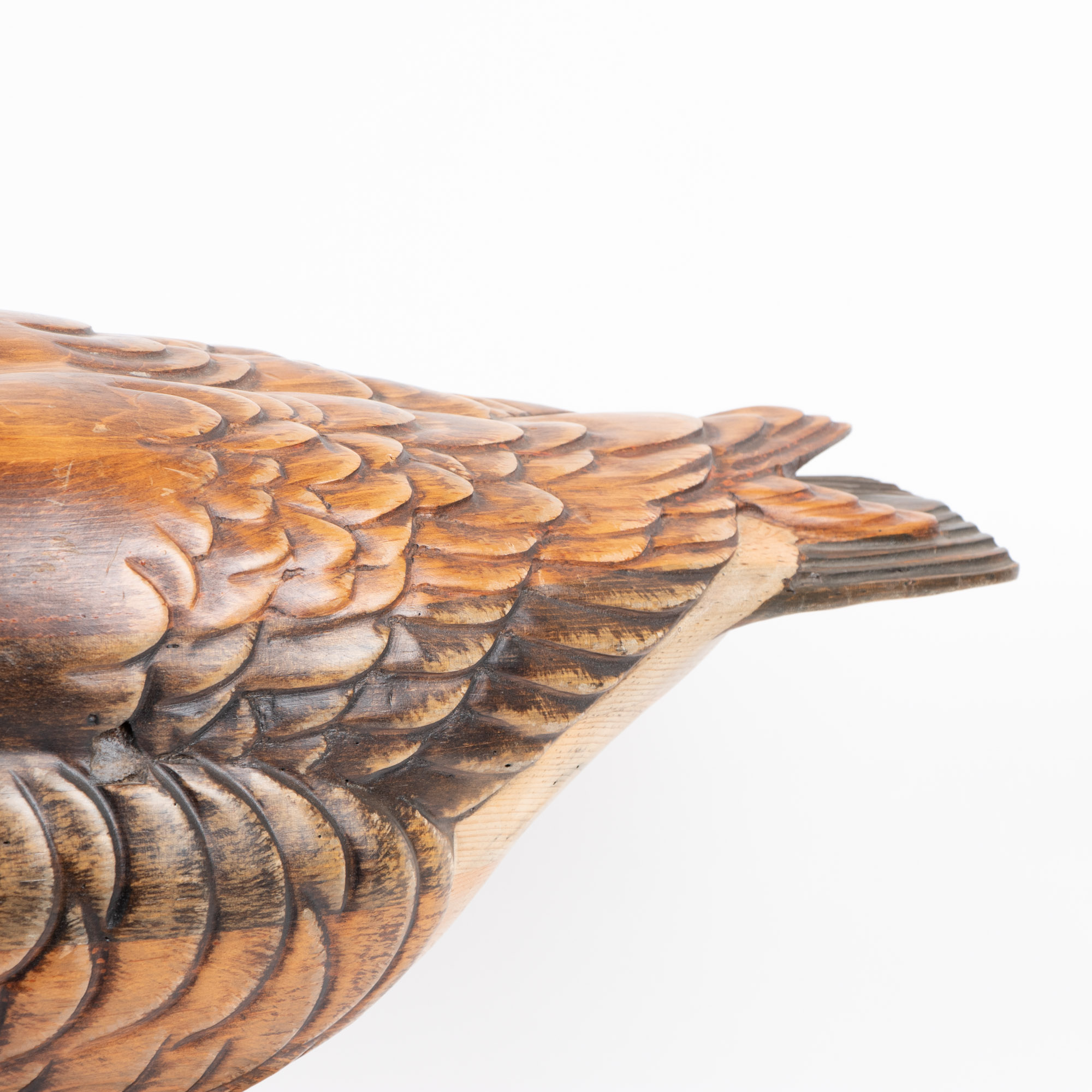 Tom Taber Carved, Painted, and Metal-Mounted Canadian Goose Decoy