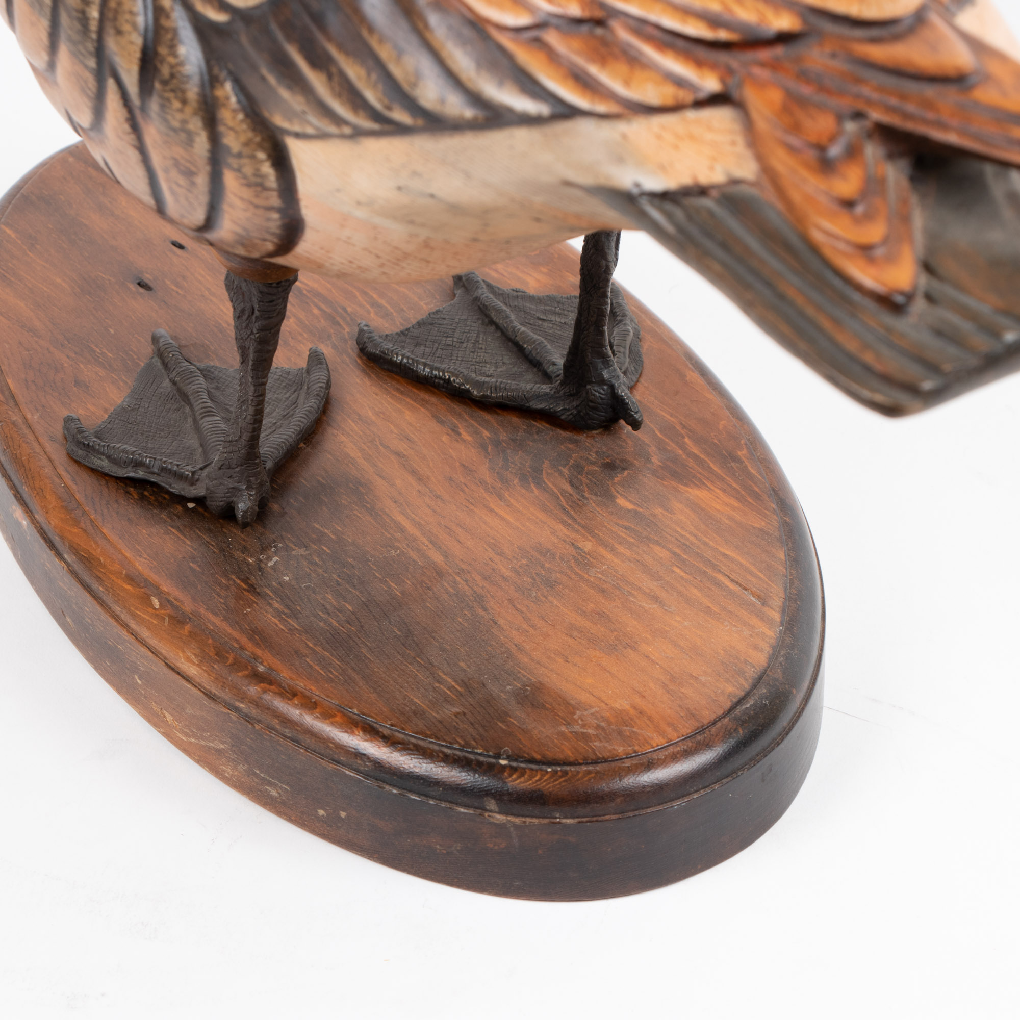 Tom Taber Carved, Painted, and Metal-Mounted Canadian Goose Decoy