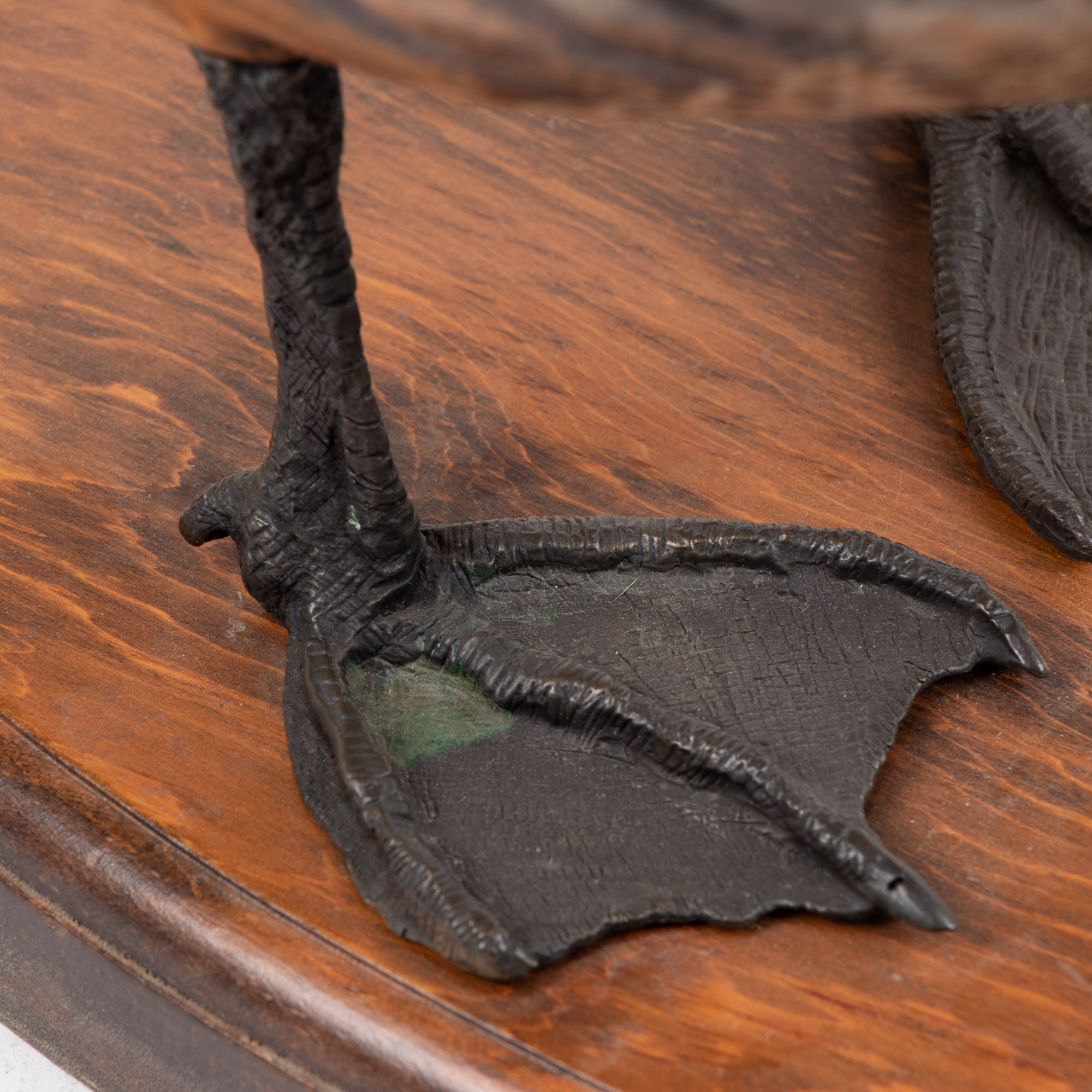 Tom Taber Carved, Painted, and Metal-Mounted Canadian Goose Decoy